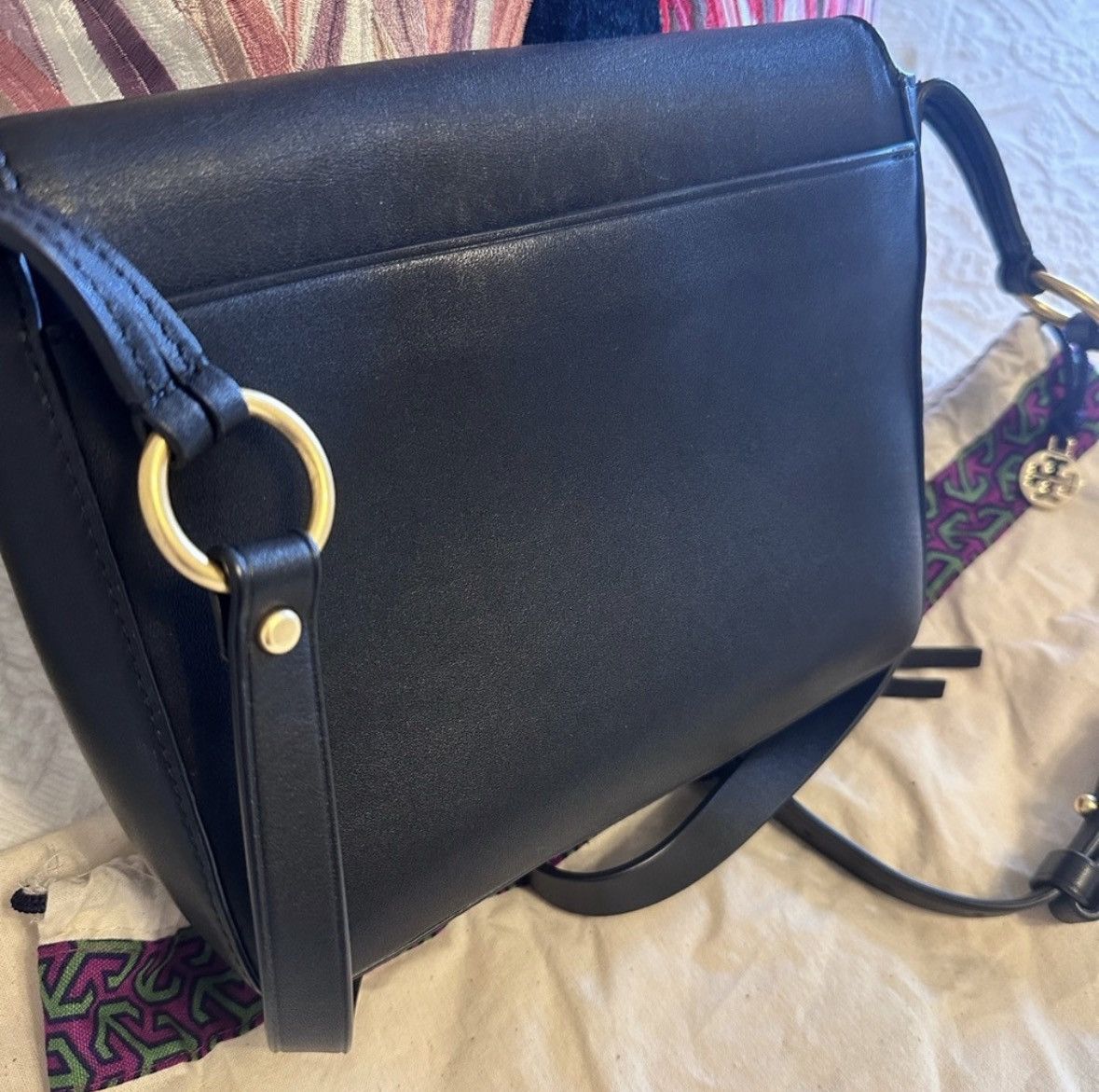 Tory Burch Tory Burch Black Leather Miller Crossbody Bag Size ONE SIZE - 3 Thumbnail