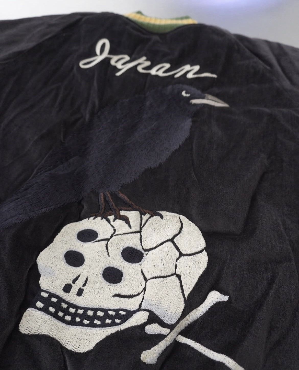 Kapital Kapital Souvenir Jacket (crows & Skull) velvet bone size 3 Size US L / EU 52-54 / 3 - 3 Thumbnail