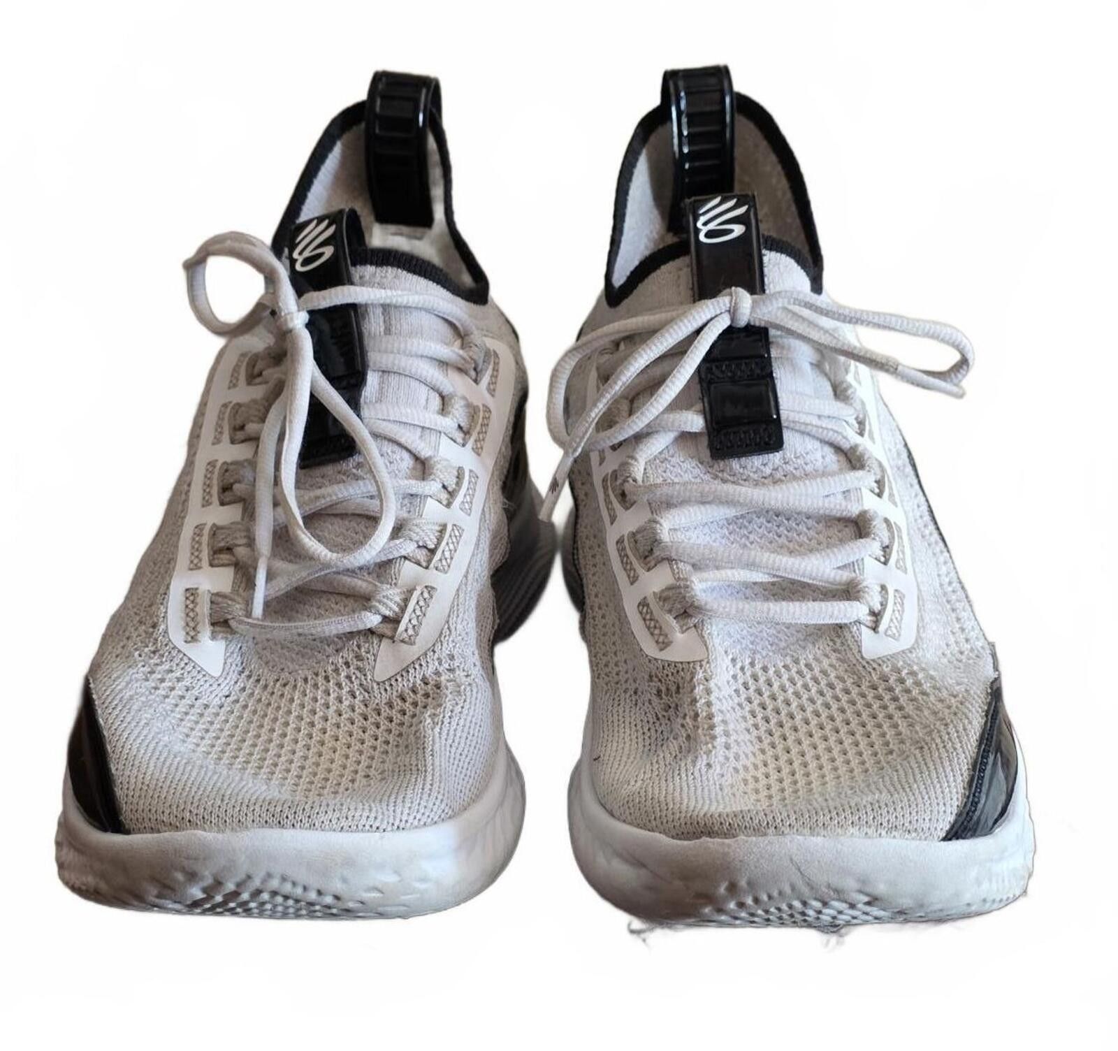 Under Armour Under Armour Men's White Black Athletic Sneakers Size 13 Size US 11 / EU 44 - 4 Thumbnail