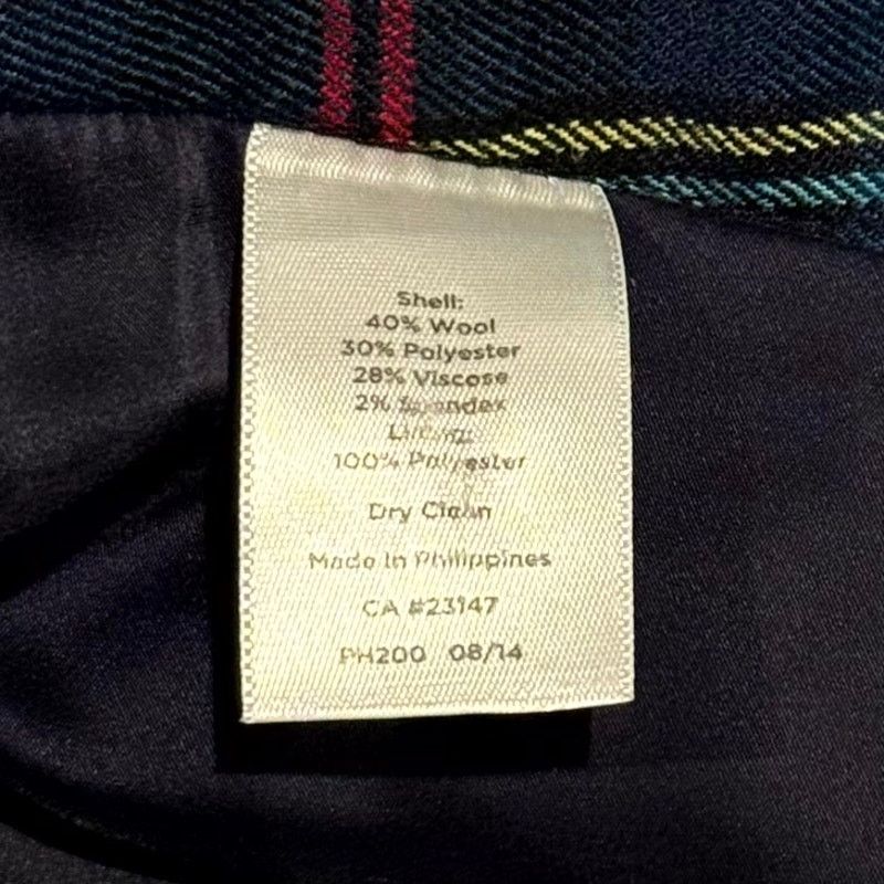 Talbots Talbots Heritage Tartan Plaid Wool Pants High Rise 18WP Size 40" / US 18 - 4 Thumbnail