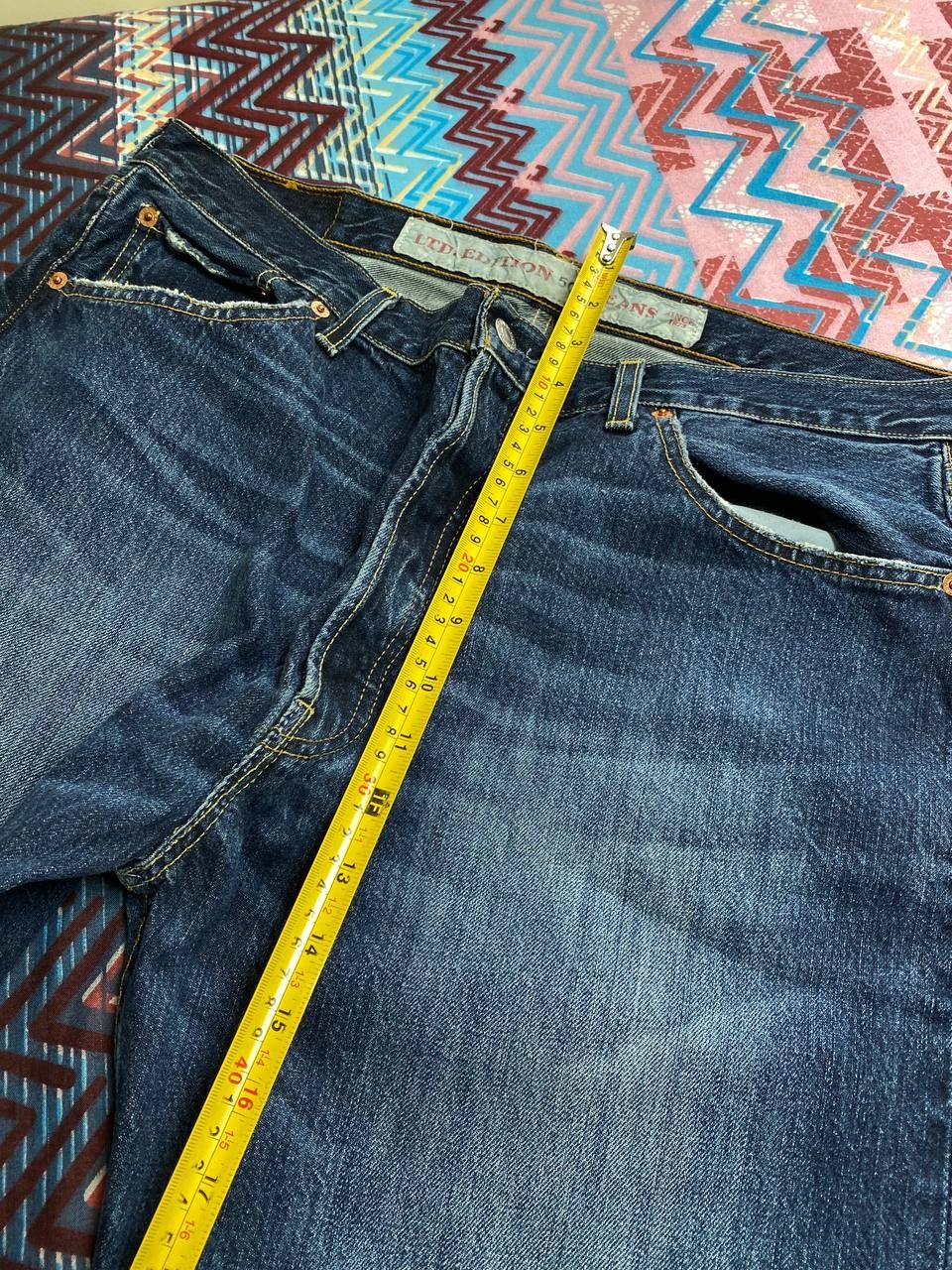 Levi's Levi's jeans 501 W38 vintage crazy Y2K streetwear Size US 38 / EU 54 - 16 Thumbnail