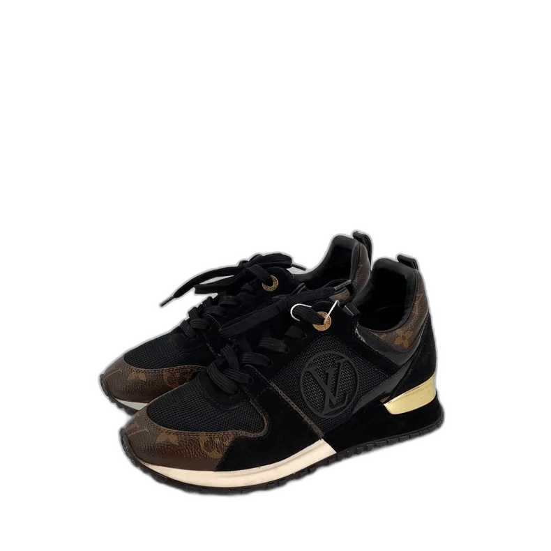 Louis Vuitton Louis Vuitton Run Away Black Sneakers Size US 4 / IT 34 - 1 Thumbnail