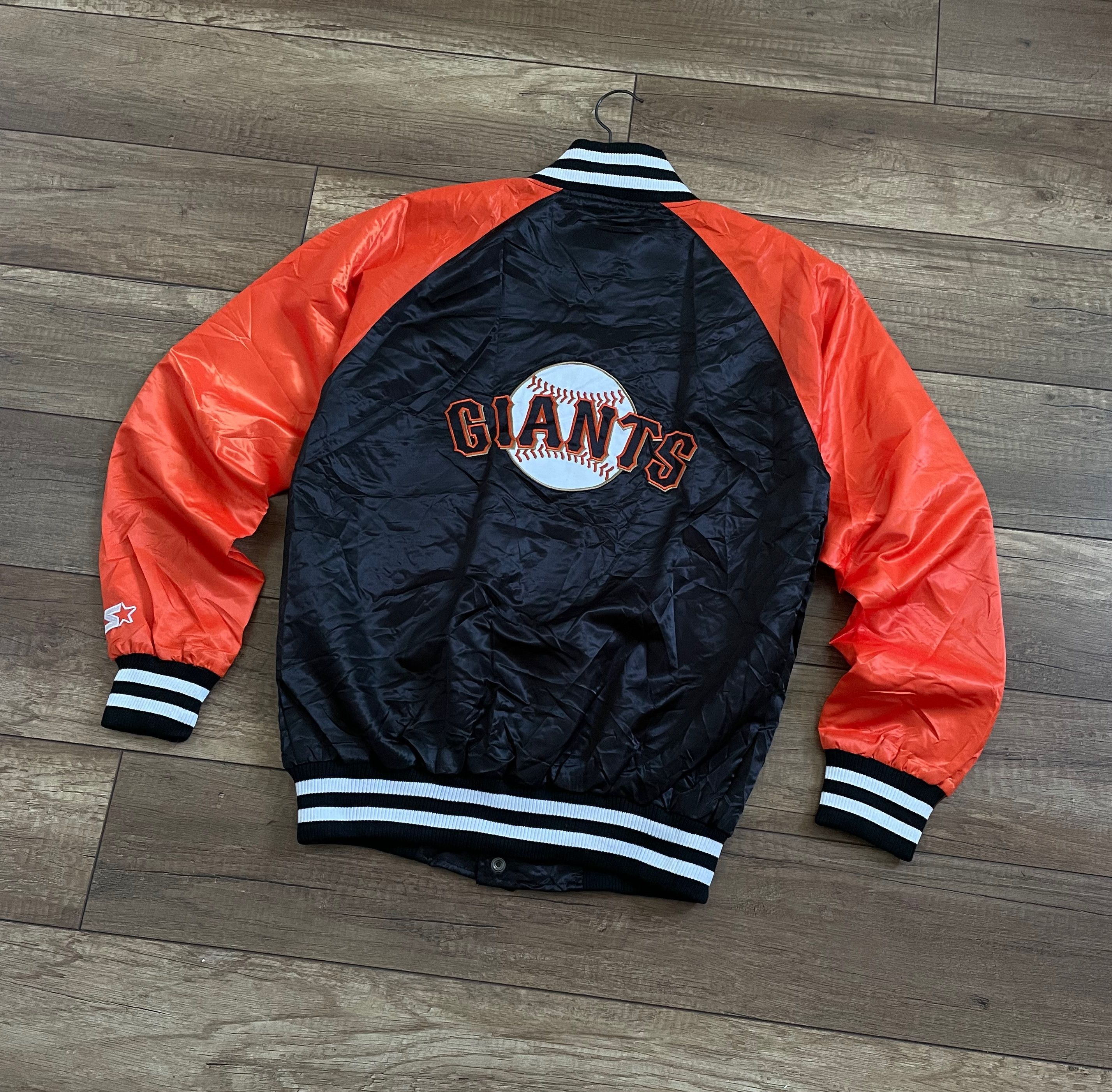 Starter Vintage Starter MLB San Francisco Giants Nylon Bomber Jacket Size US S / EU 44-46 / 1 - 8 Thumbnail