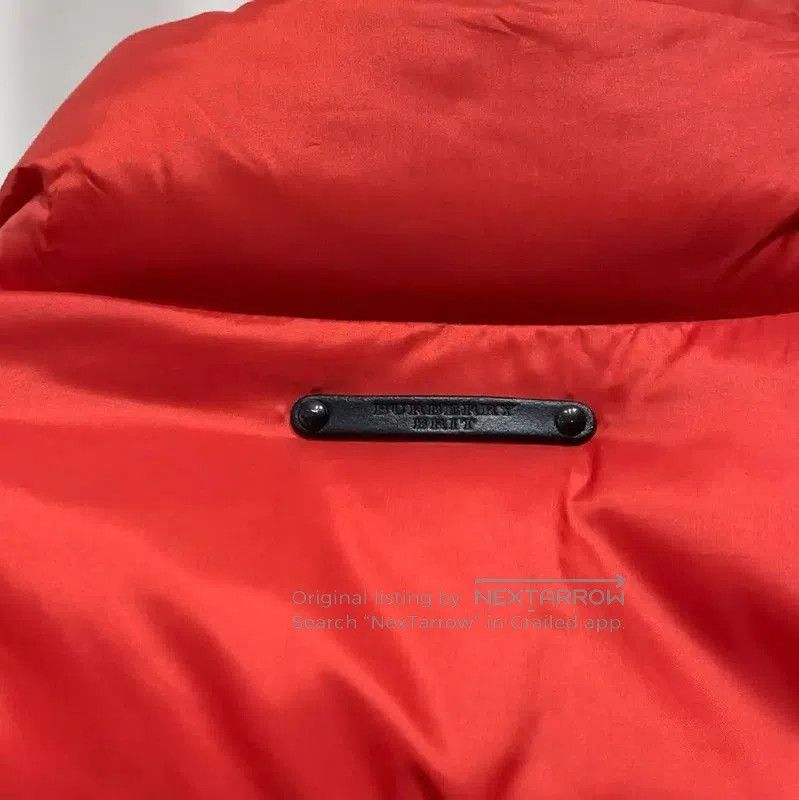 Burberry Burberry Red Polyester Women's Puffer Jacket. Size M / US 6-8 / IT 42-44 - 5 Thumbnail