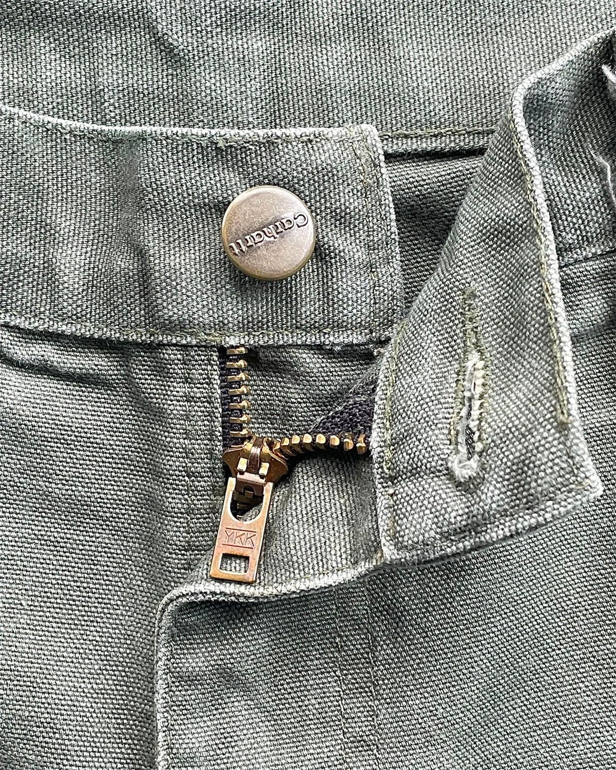 Carhartt VINTAGE MOSGREEN CARHARTT SHORT CARPENTER PANT B25-MOS Size US 33 - 4 Thumbnail