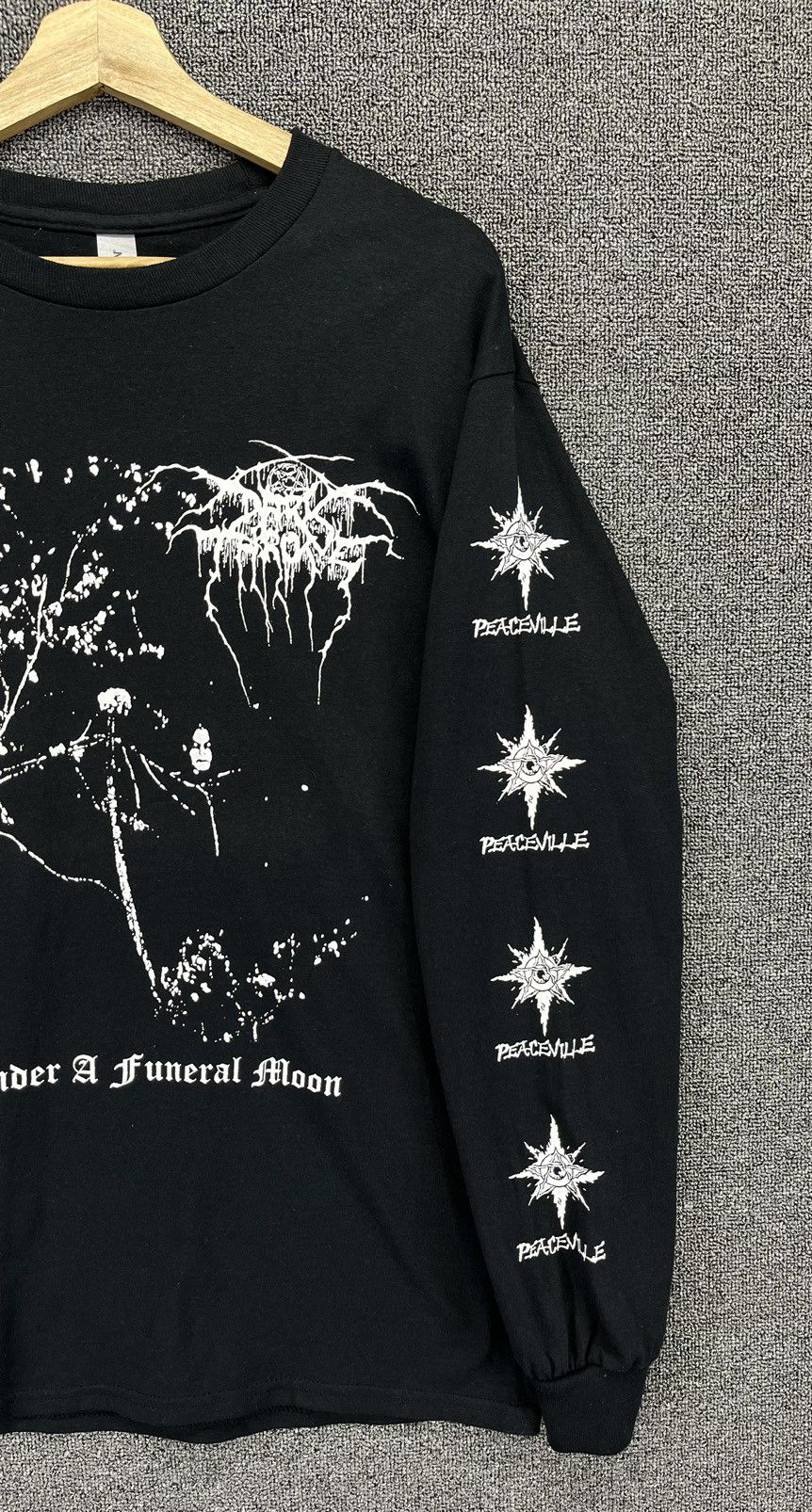 Band Tees Darkthrone Under A Funeral Moon Black Metal Band T Shirts Size US M / EU 48-50 / 2 - 4 Thumbnail