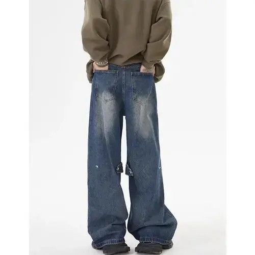 Japanese Brand × Jean Punk Hip Hop Patchwork Jeans Size US 32 / EU 48 - 4 Thumbnail