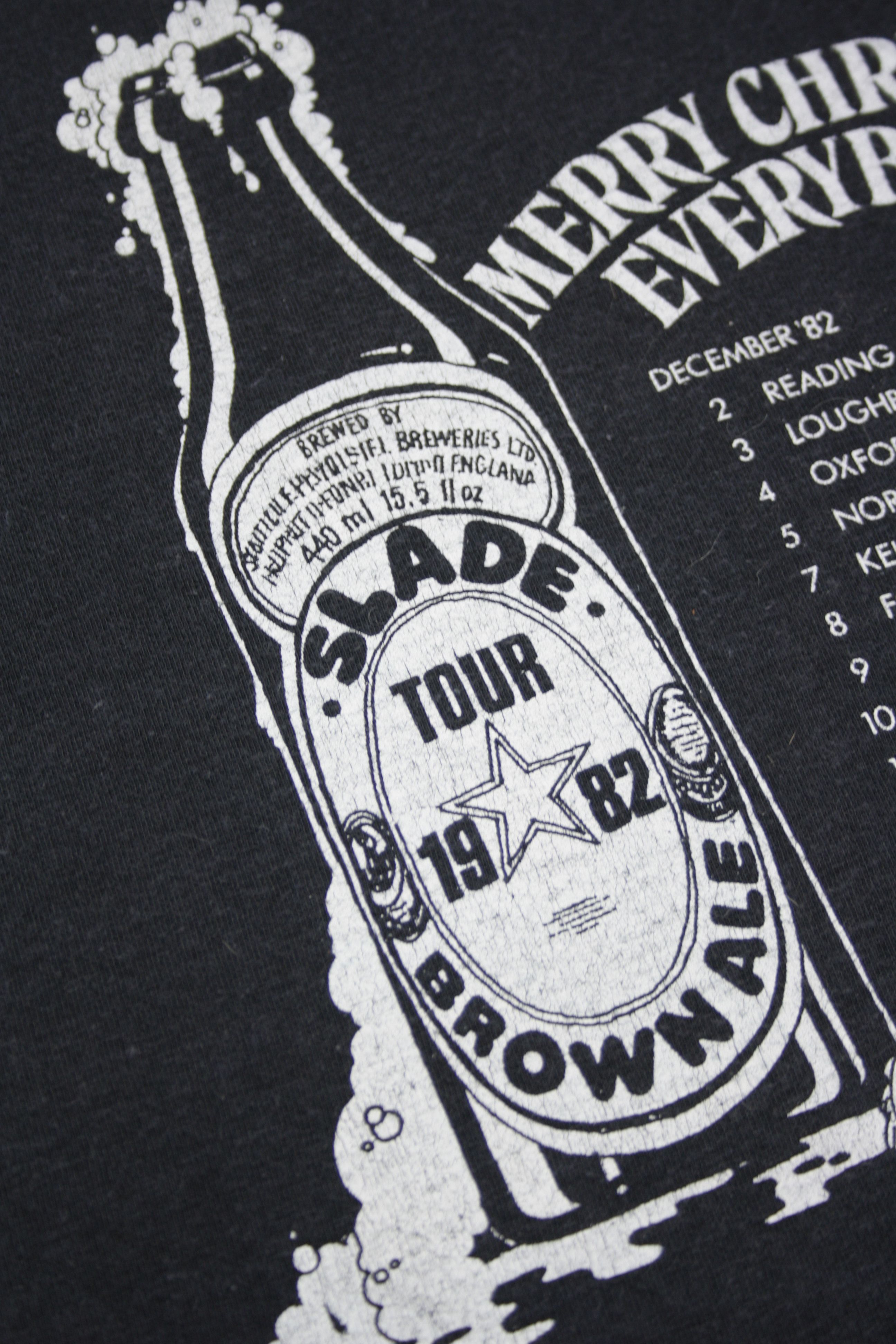 Band Tees × Vintage Slade On Stage 1982 Album Promo Christmas Tour T-Shirt Size L / US 10 / IT 46 - 6 Thumbnail