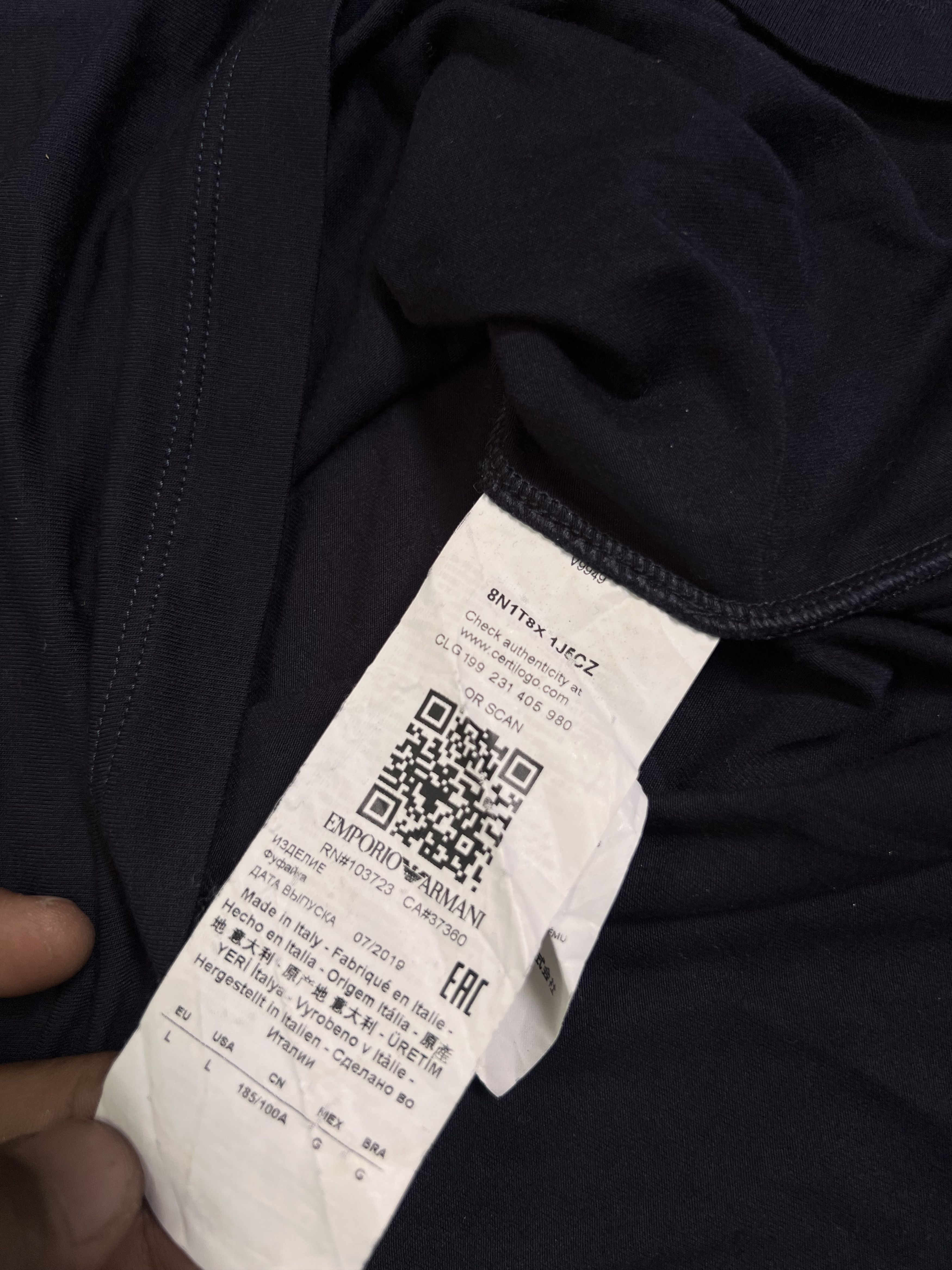 Armani armani silos Size US M / EU 48-50 / 2 - 4 Thumbnail