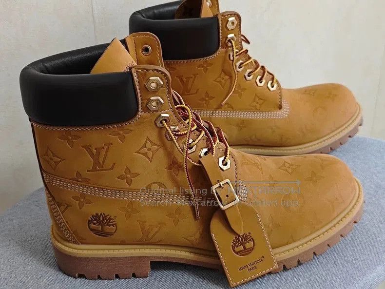 Louis Vuitton Louis Vuitton Timberland Collaboration Boots. Size US 9.5 / EU 42-43 - 4 Thumbnail