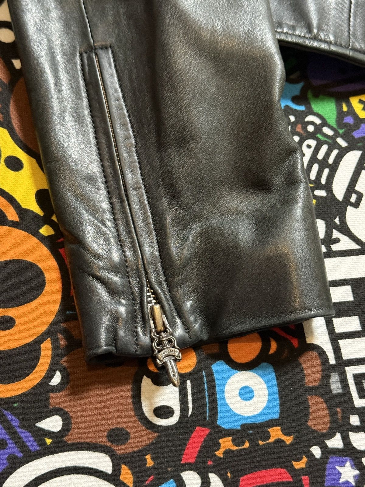 Chrome Hearts Chrome Hearts Vintage Leather Biker Jacket Size US M / EU 48-50 / 2 - 8 Thumbnail