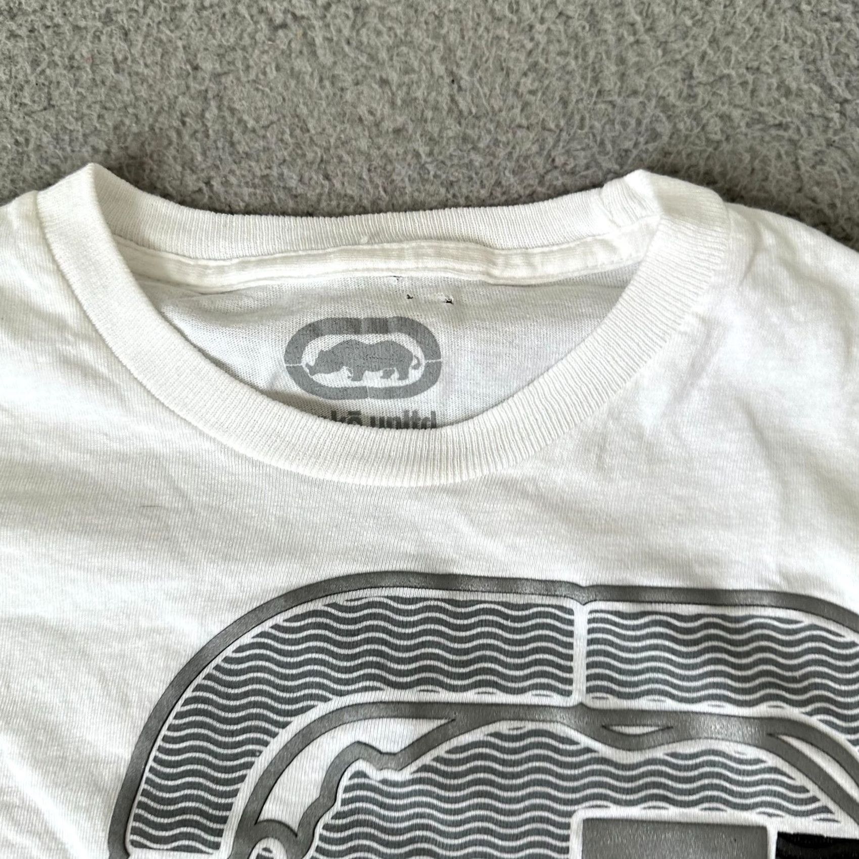 Ecko Unltd. ECKO Shirt Adult Medium White Tee Big Logo Tee Mens Size US M / EU 48-50 / 2 - 4 Thumbnail