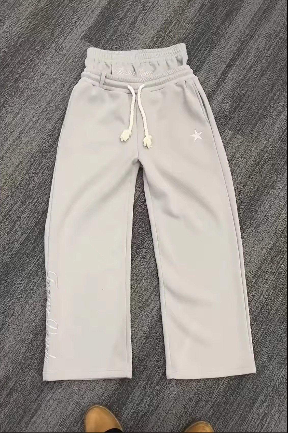 Japanese Brand Double Waist Unisex Cotton Sweatpants Size US 32 / EU 48 - 1 Thumbnail