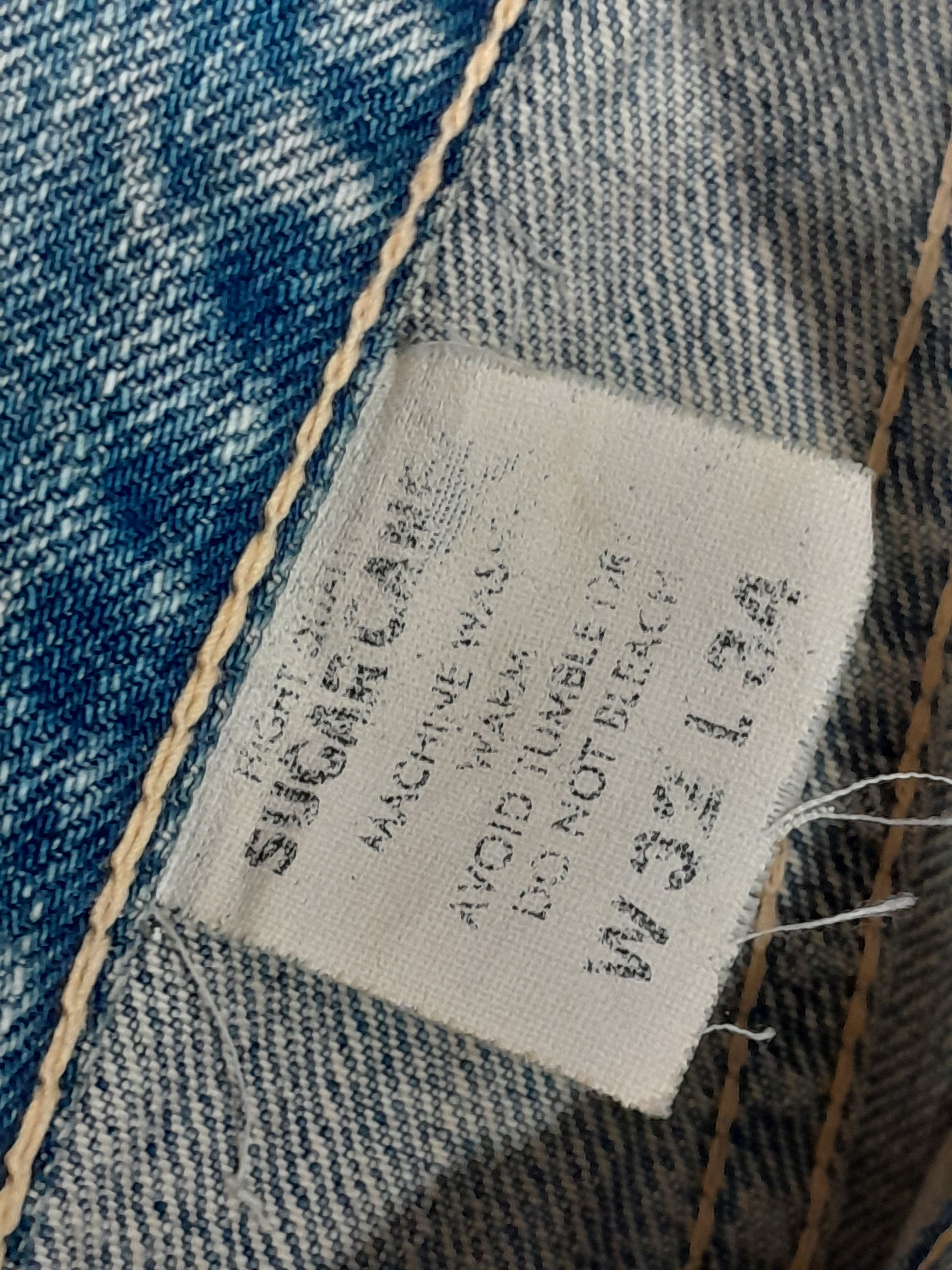Sugar Cane Sugar Cane Bootcut Flare Bell Bottom Jeans Vintage Size US 32 / EU 48 - 24 Thumbnail