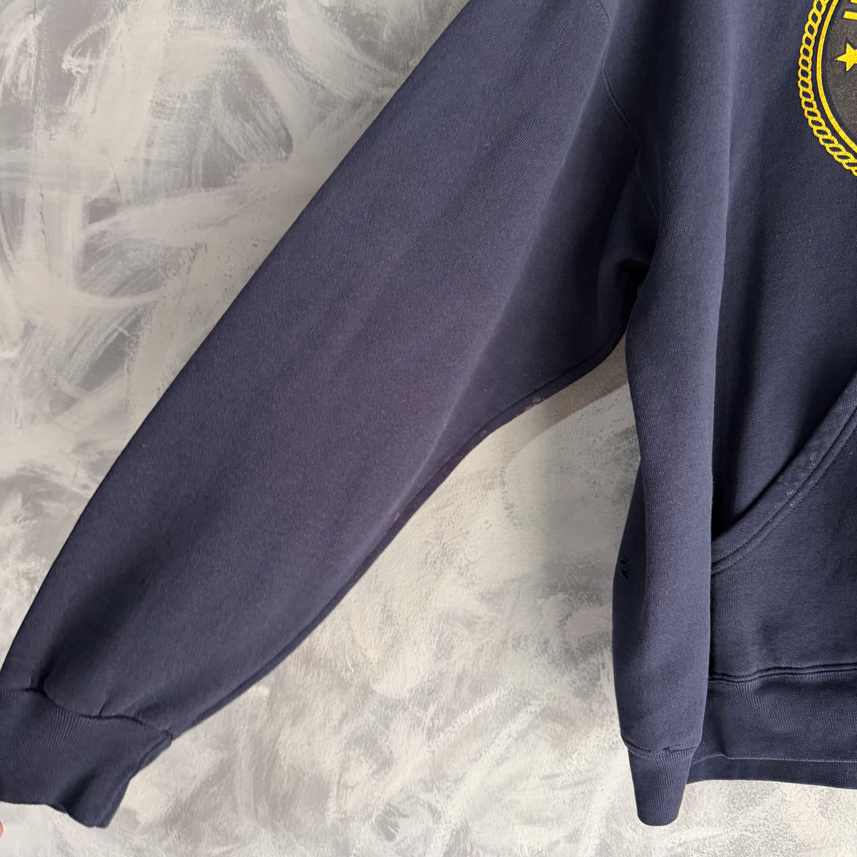 Soffe VTG Soffe Hoodie US Navy Pullover Graphic Sweatshirt USA Size US XL / EU 56 / 4 - 4 Thumbnail
