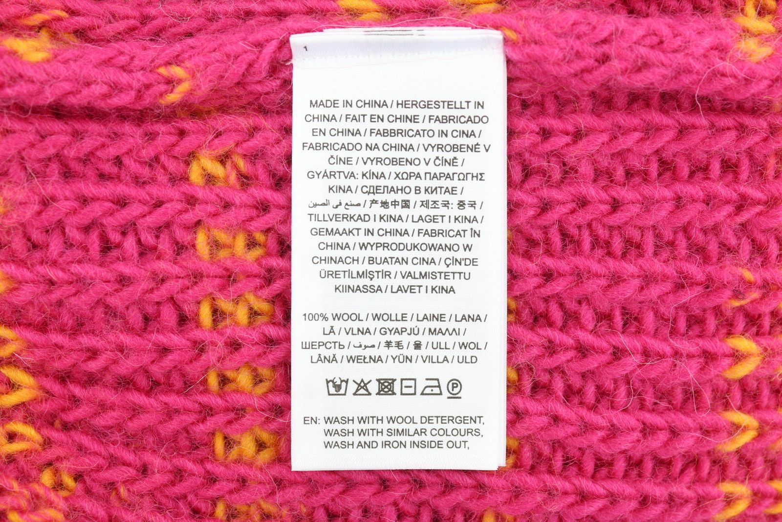 Gant MULTI COLOR TURTLENECK M Peacock Pink Wool Jumper 87230 Size M / US 6-8 / IT 42-44 - 8 Thumbnail
