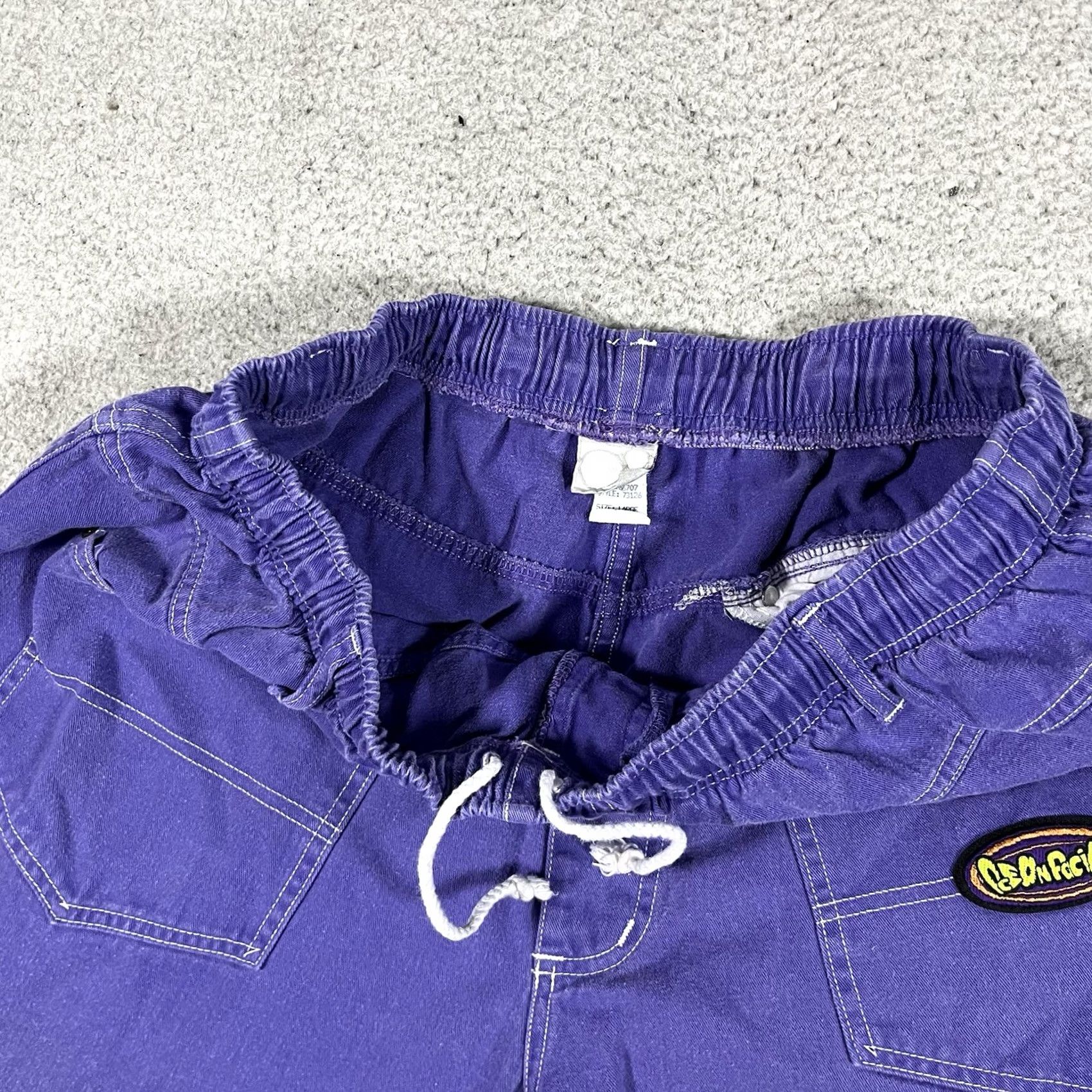Ocean Pacific Ocean Pacific Shorts Mens L Purple Vintage Made USA Pockets Baggy Skate Surf Size US 33 - 7 Thumbnail