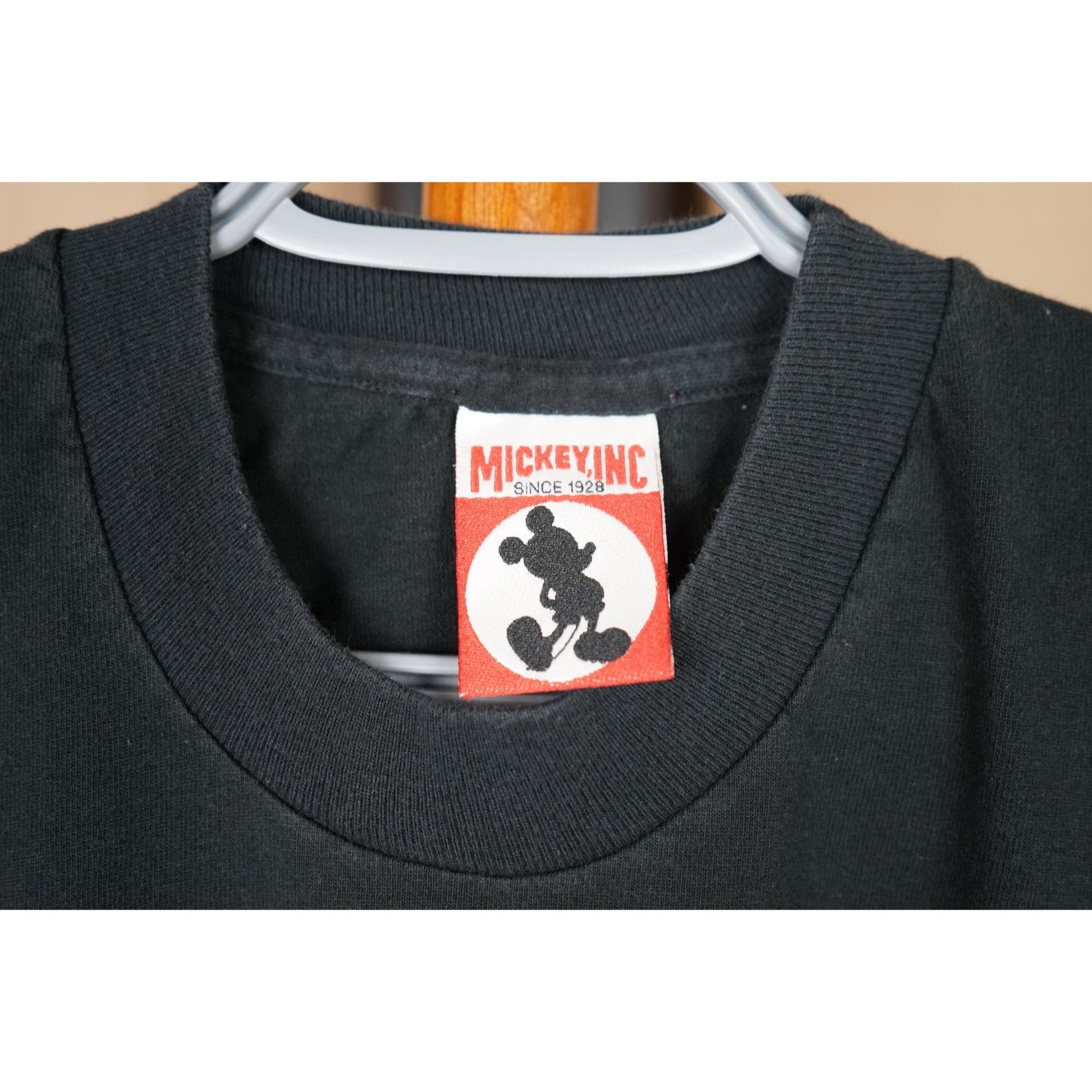 Disney × Mickey Mouse × Vintage Vintage Mickey Mouse T-shirt Black Men's L #443 Size US L / EU 52-54 / 3 - 4 Thumbnail