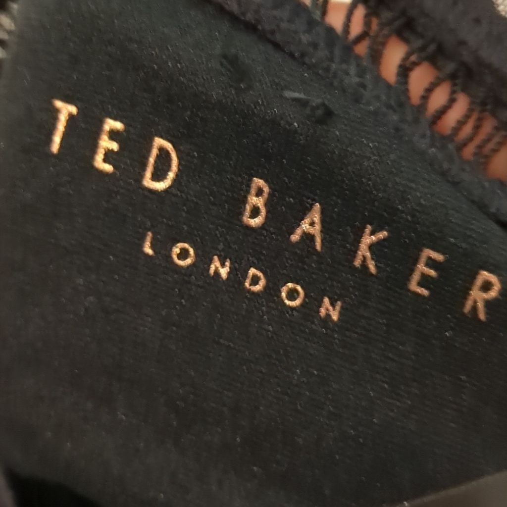 Ted Baker Ted baker secret silhouette scallop mesh swimsuit sz 32 A/B Size ONE SIZE - 8 Thumbnail