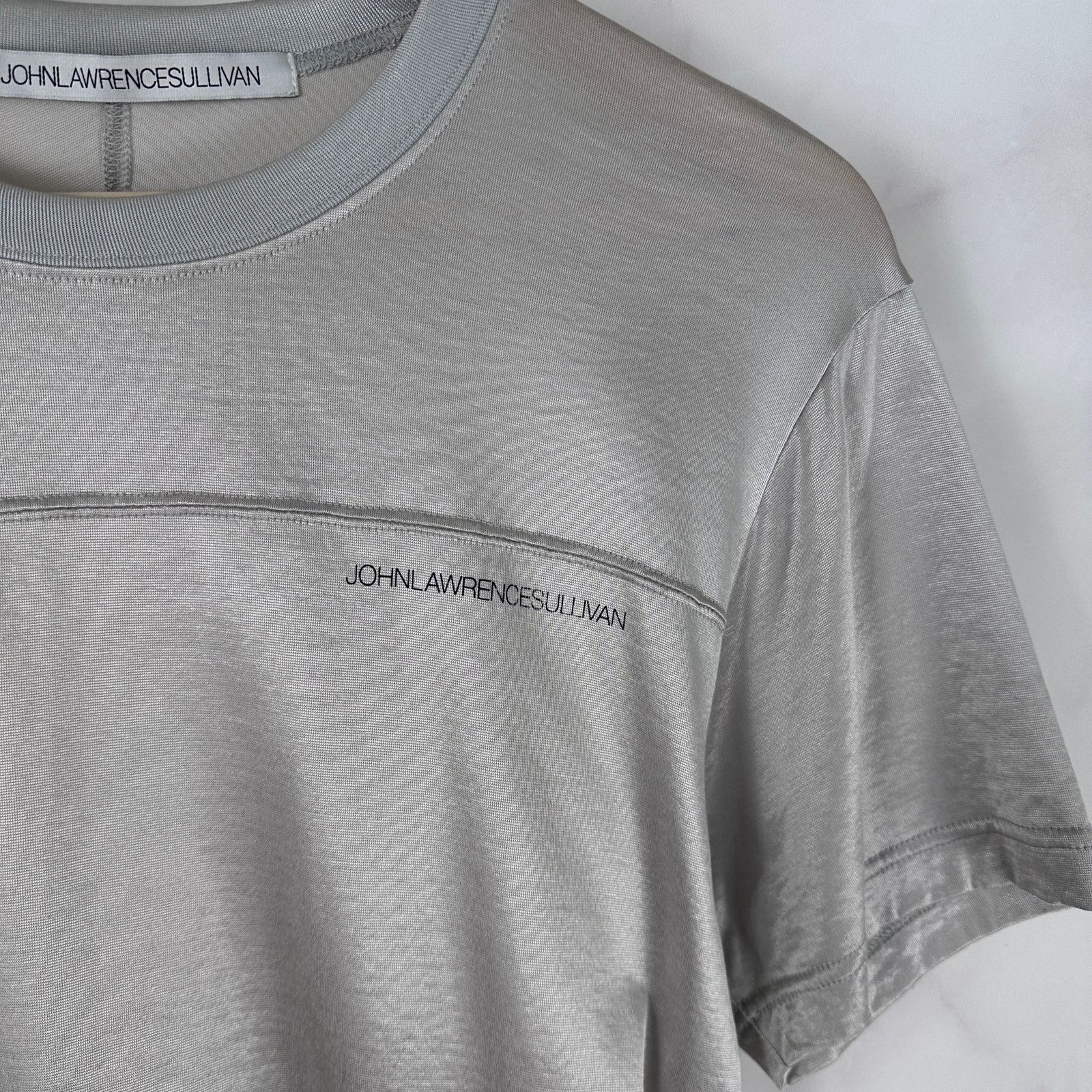 JOHN LAWRENCE SULLIVAN Silver Jersey Shirt Size US S / EU 44-46 / 1 - 2 Thumbnail