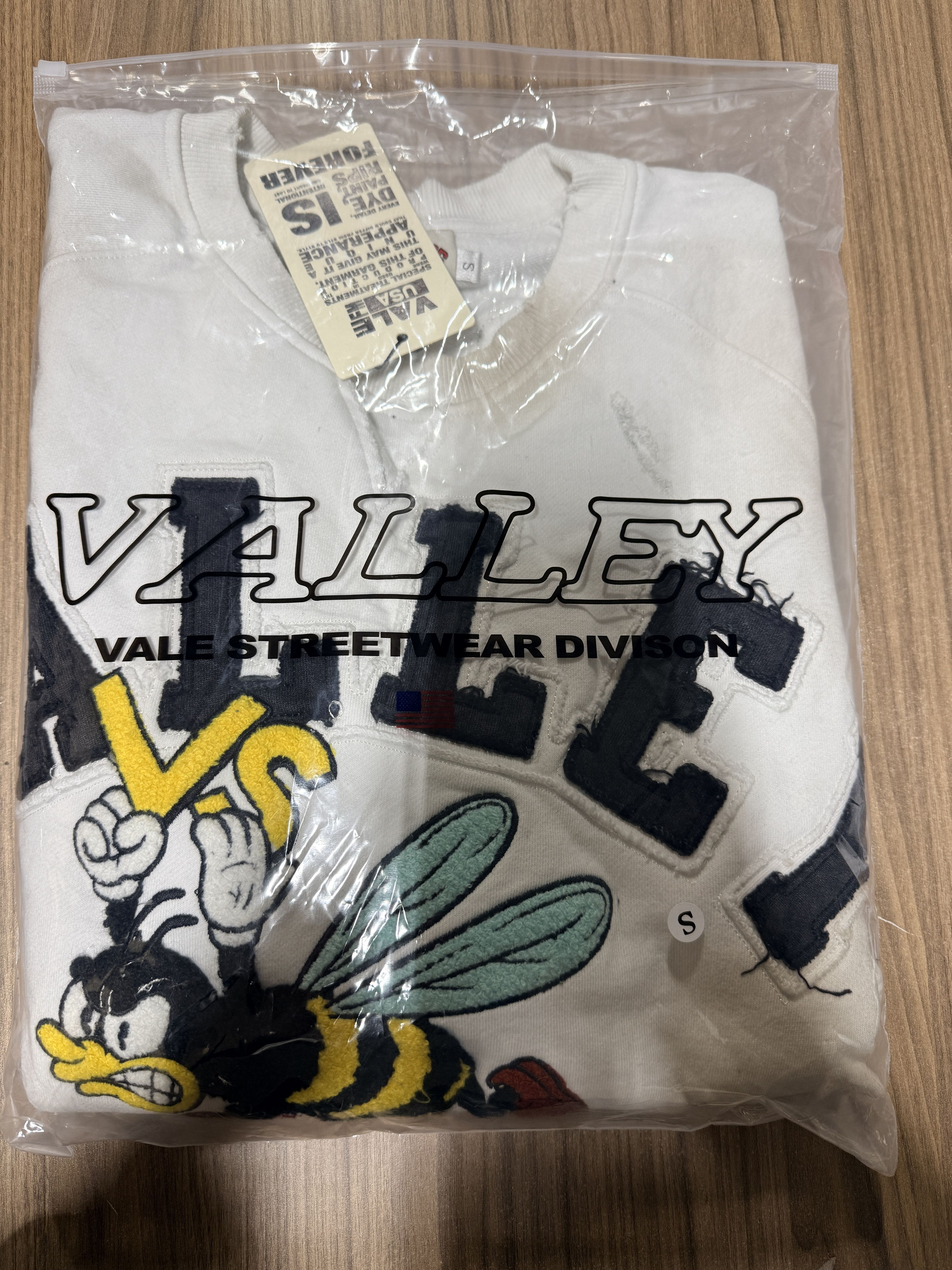 Vale Forever Insignia Crewneck 'Dirty/White' Size S