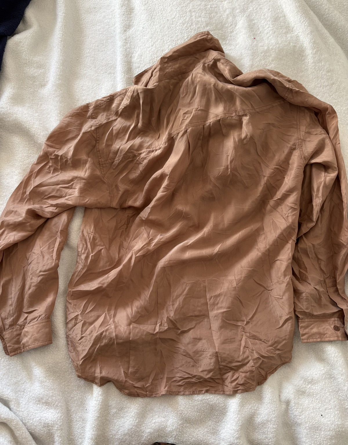 Valentino Valentino Uomo 100% Silk Long Sleeve Shirt Size US XL / EU 56 / 4 - 5 Thumbnail