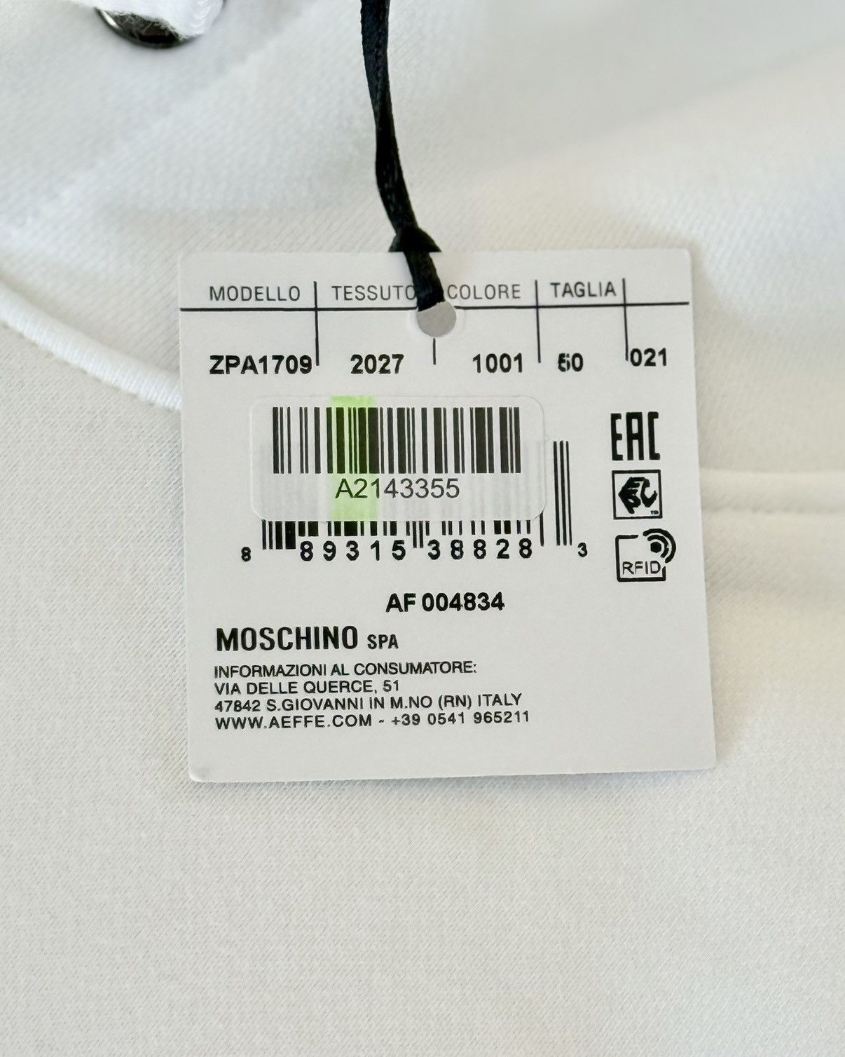 Jeremy Scott New Limited Edition Jeremy Scott for Moschino Zipper Logo 50 Size US M / EU 48-50 / 2 - 6 Thumbnail