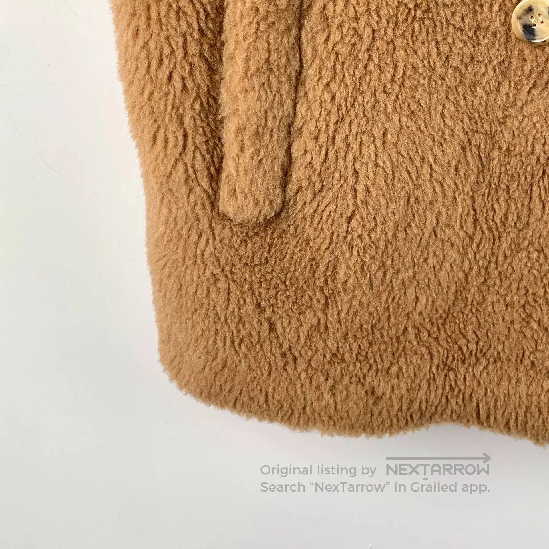 Max Mara Maxmara Teddy Series Brown Sleeveless Coat. Size S / US 4 / IT 40 - 4 Thumbnail