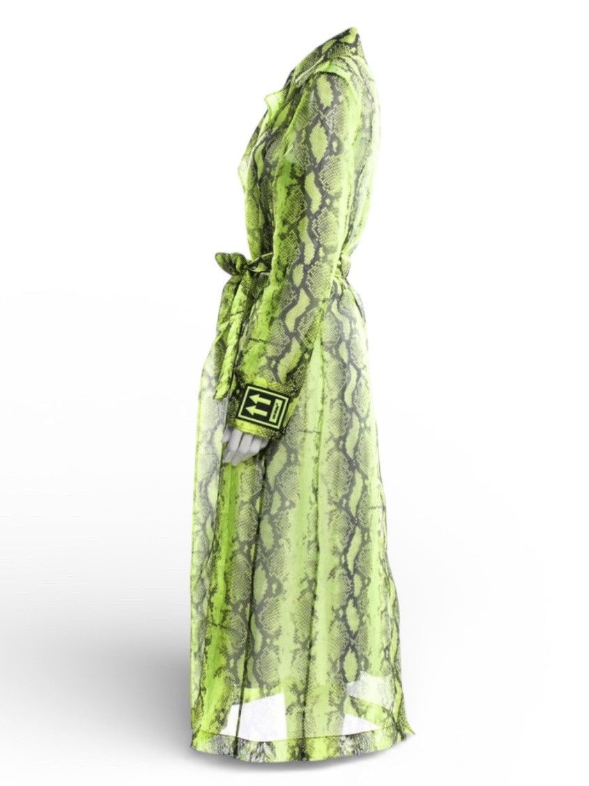 Off-White Off White Snakeskin Trench Coat Size S / US 4 / IT 40 - 2 Thumbnail