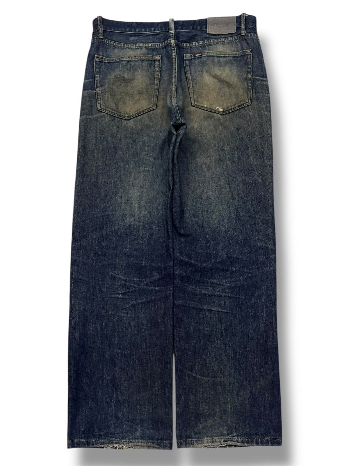 Hanes Vintage Hanes Jeans Made in USA 90s | Vintage Faded | W35 Size US 35 - 3 Thumbnail