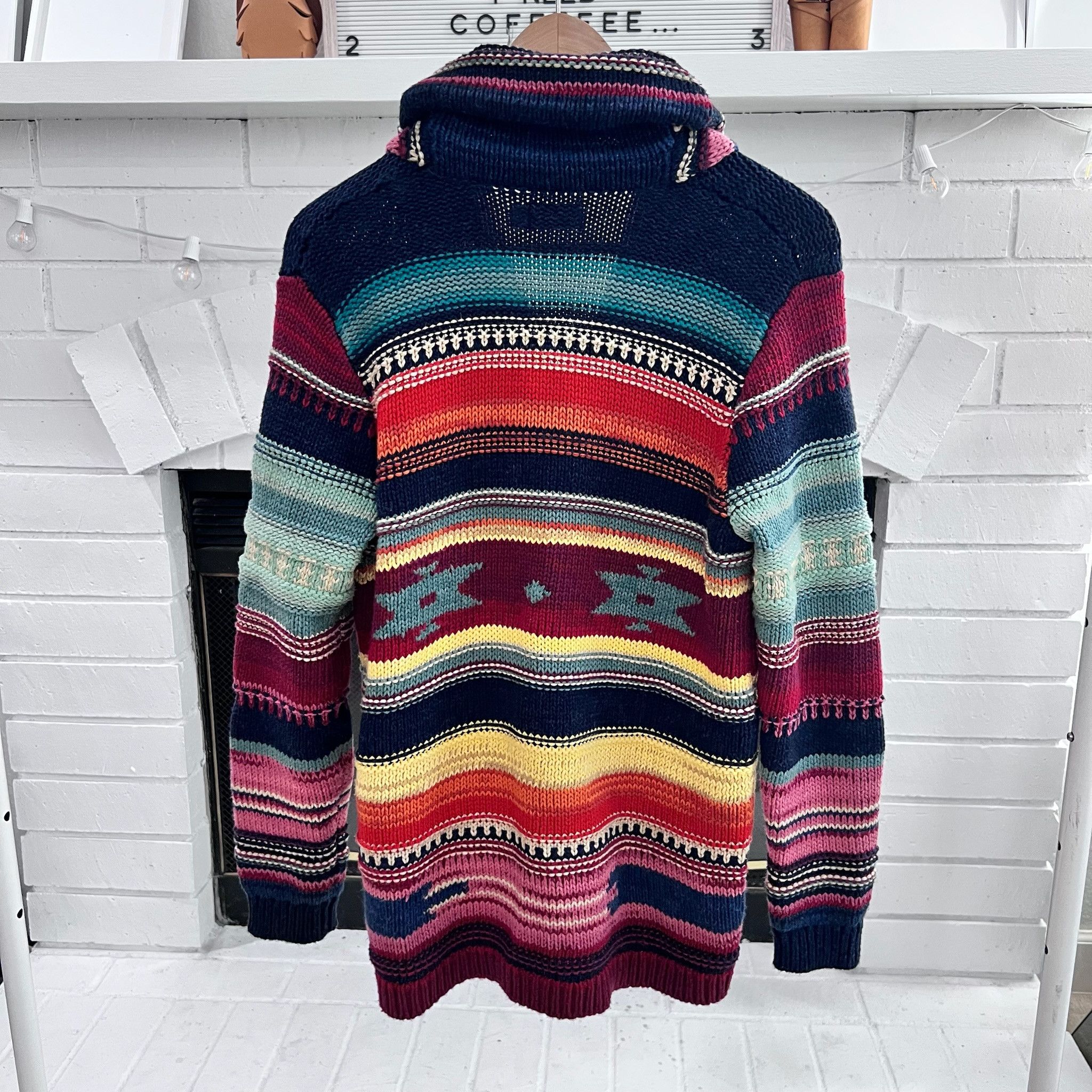 Polo Ralph Lauren $898 Polo Ralph Lauren Hand Knit Beacon Cardigan Size S / US 4 / IT 40 - 6 Thumbnail