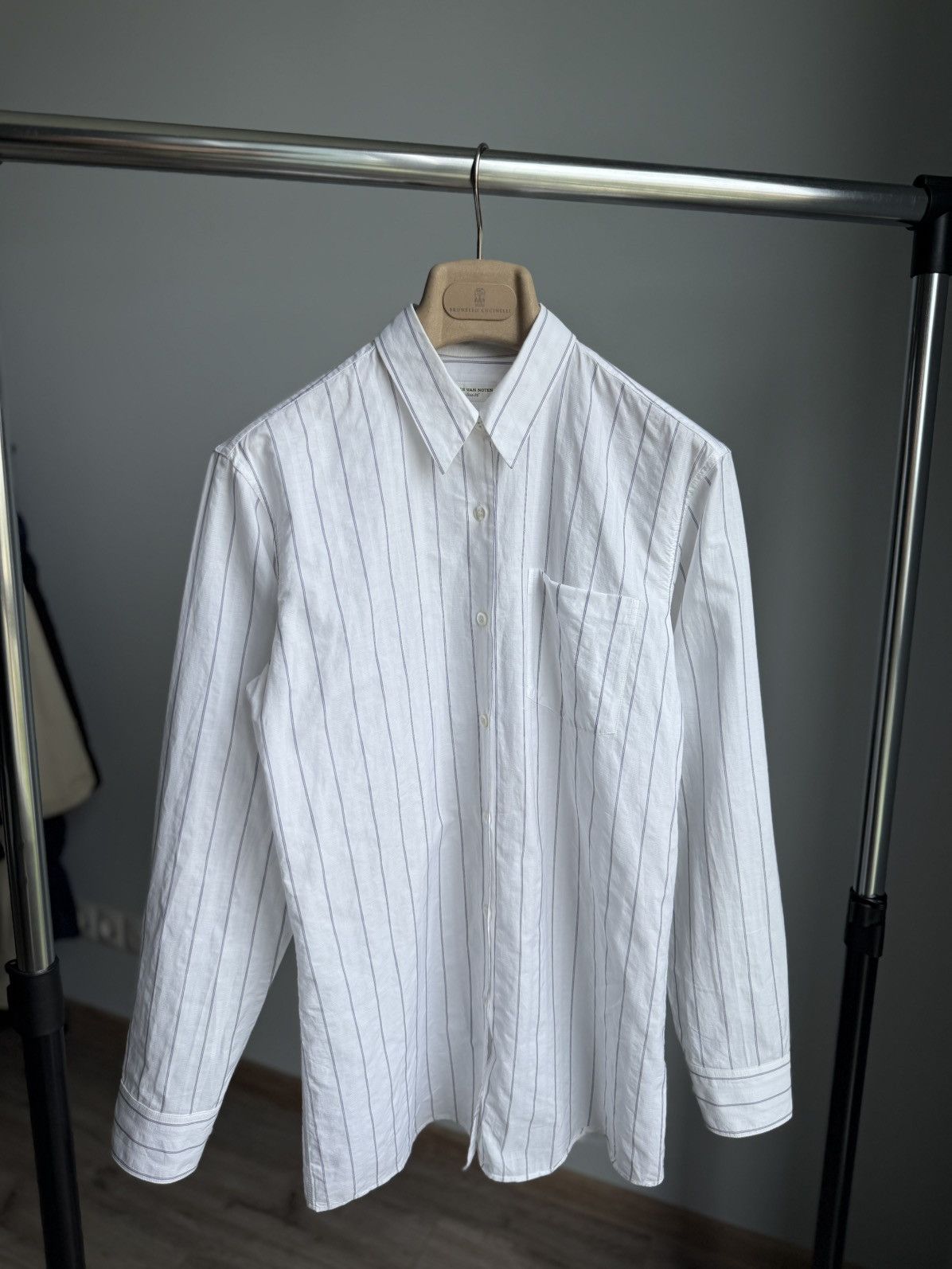 Dries Van Noten DRIES VAN NOTEN Shirt Button Up Long Sleeve Size US S / EU 44-46 / 1 - 3 Thumbnail