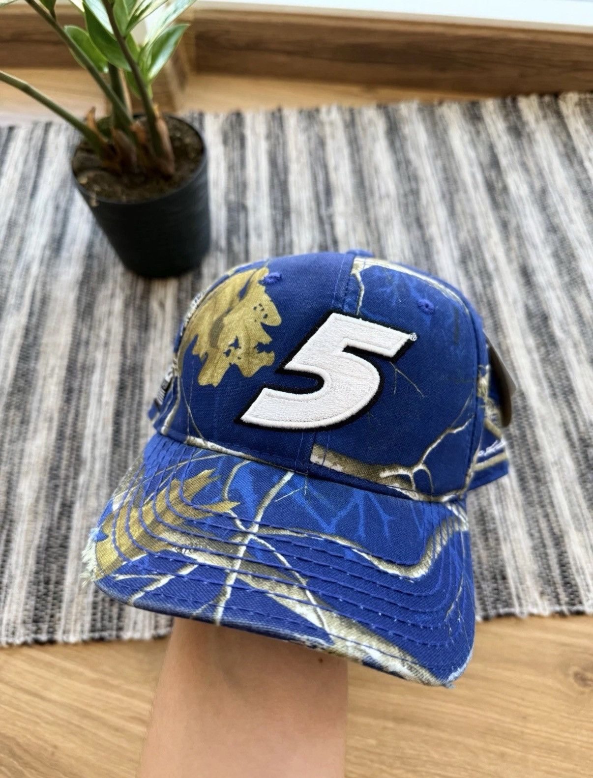 NASCAR NEW REAL TREE NASCAR RACING CAP SNAPBACK HAT BLUE Size ONE SIZE - 3 Thumbnail