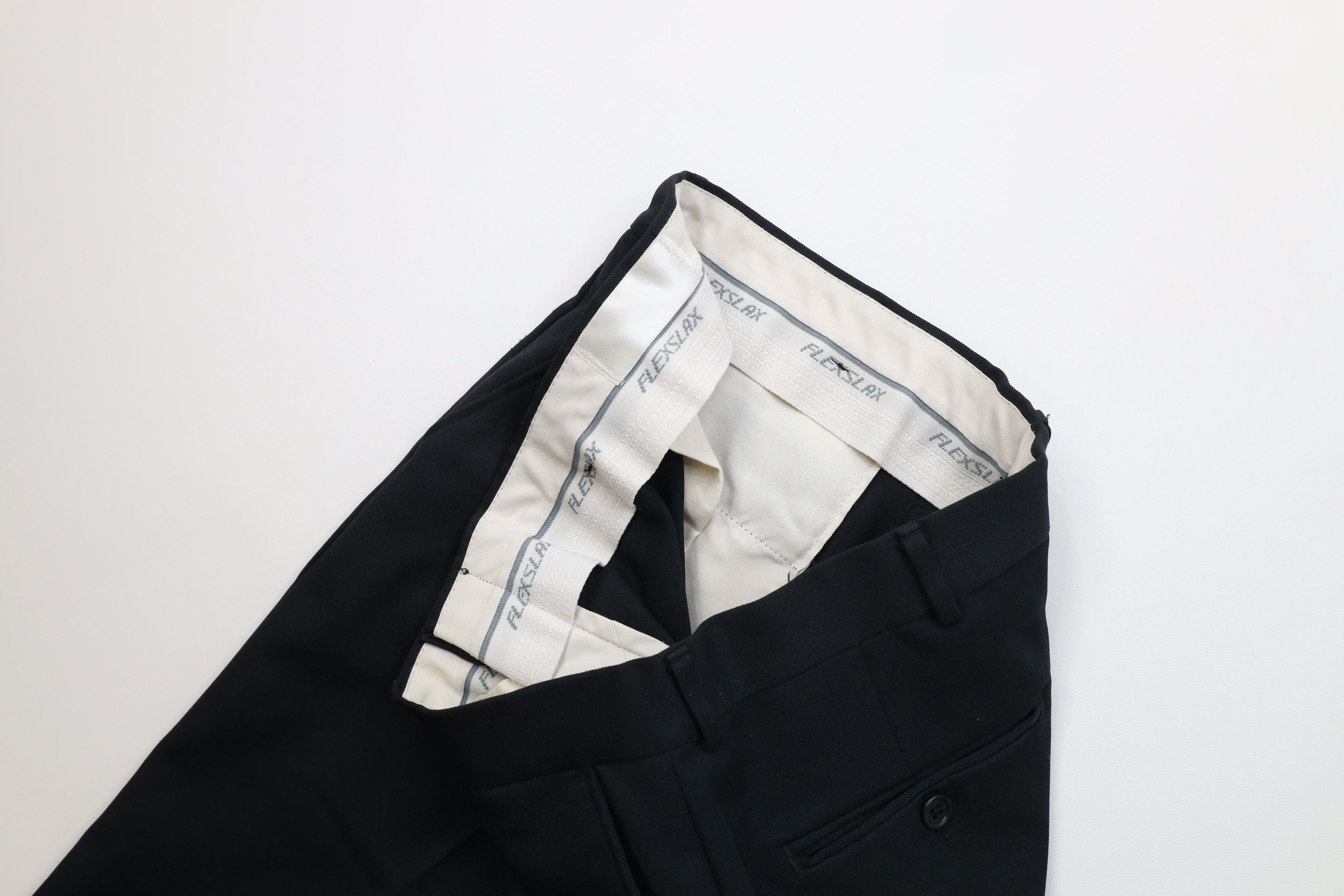 Vintage Vintage 70s Streetwear Flared Wide Leg Chino Pants Black USA Size US 36 / EU 52 - 8 Thumbnail