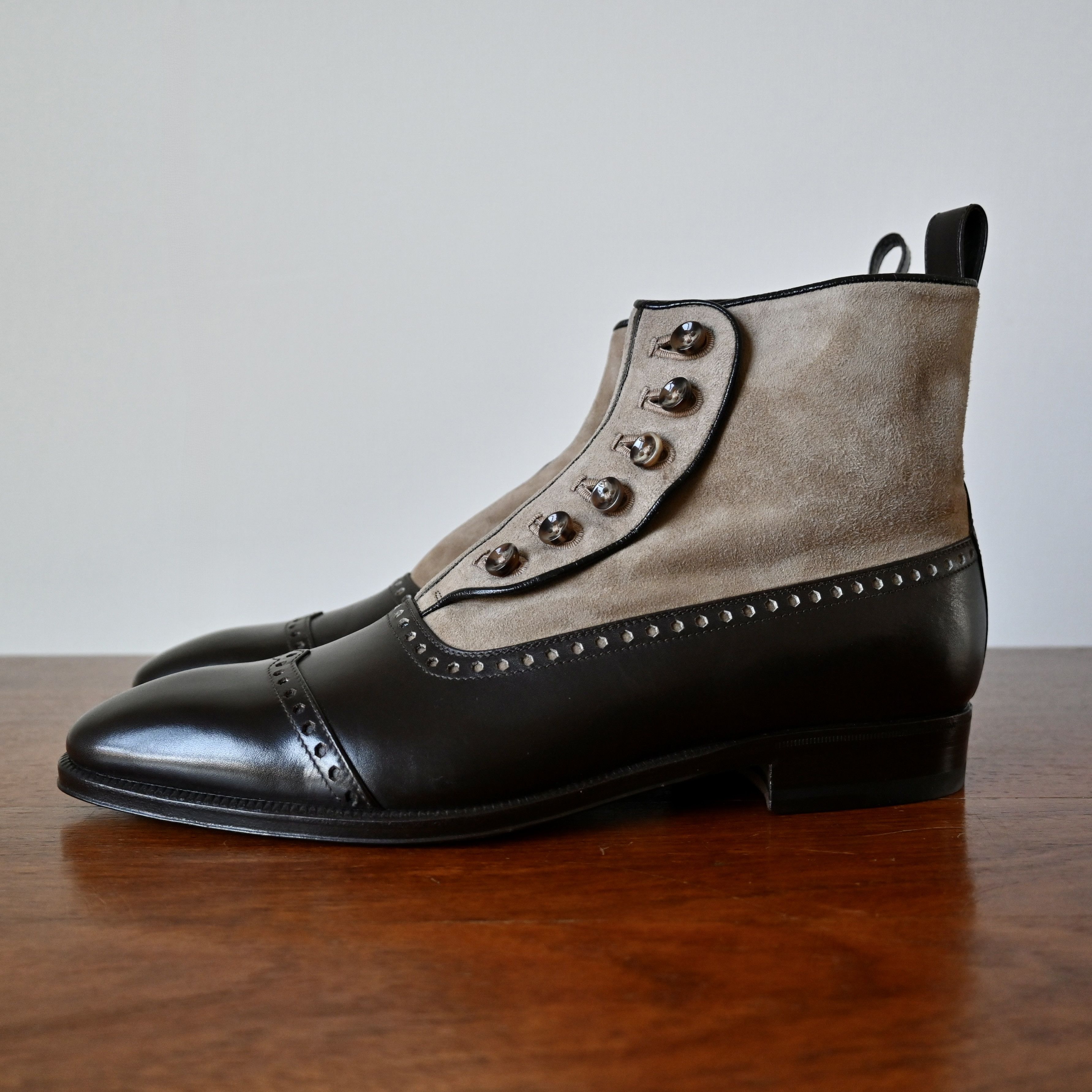 Lamborghini Enzo Bonafe x Lamborghini button ankle boots made in Italy Size US 8 / EU 41 - 3 Thumbnail