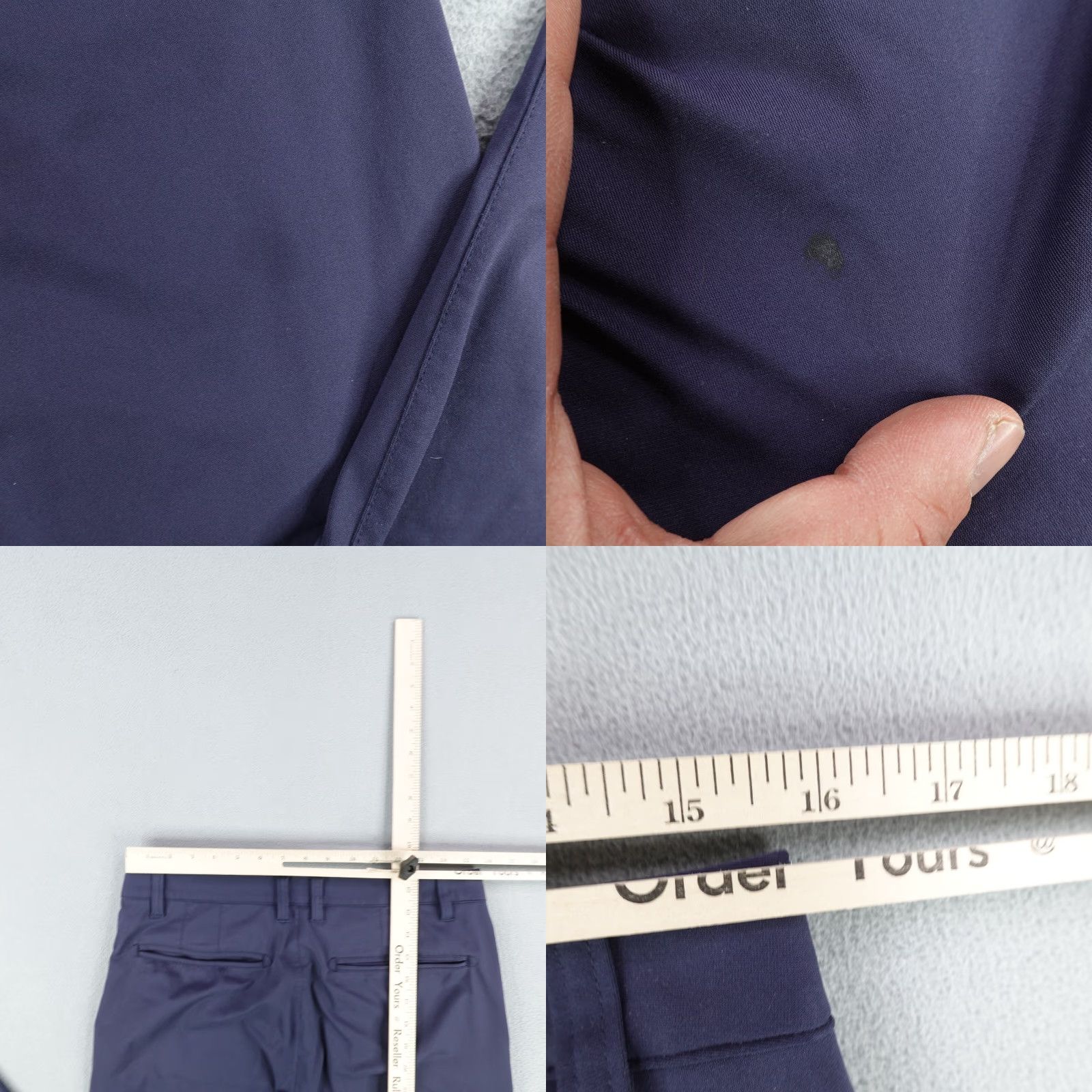 Rhone Rhone Pants Mens 31 Blue Commuter Slim Fit Straight Chino Performance Flex Size US 31 - 8 Thumbnail