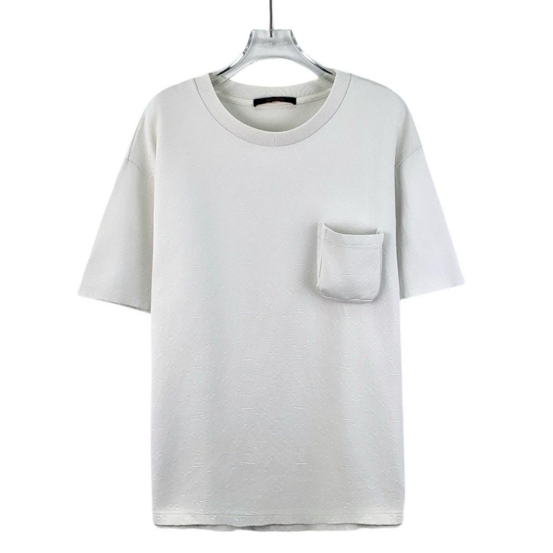 Louis Vuitton Louis Vuitton white Logo Full Print T-Shirt Size US XL / EU 56 / 4 - 1 Thumbnail