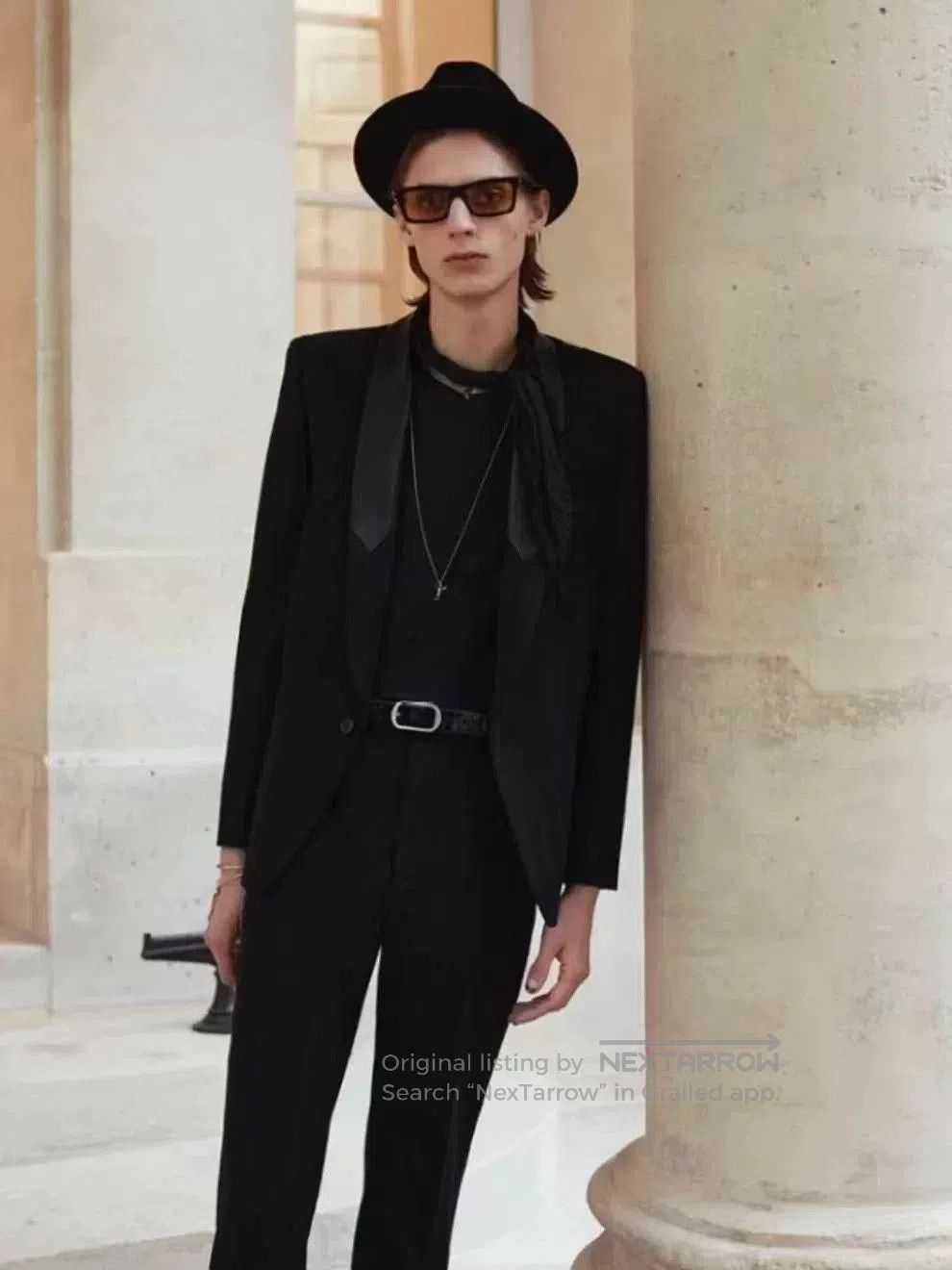 Saint Laurent Paris Saint Laurent Black Shearling Blazer. Size US M / EU 48-50 / 2 - 7 Thumbnail