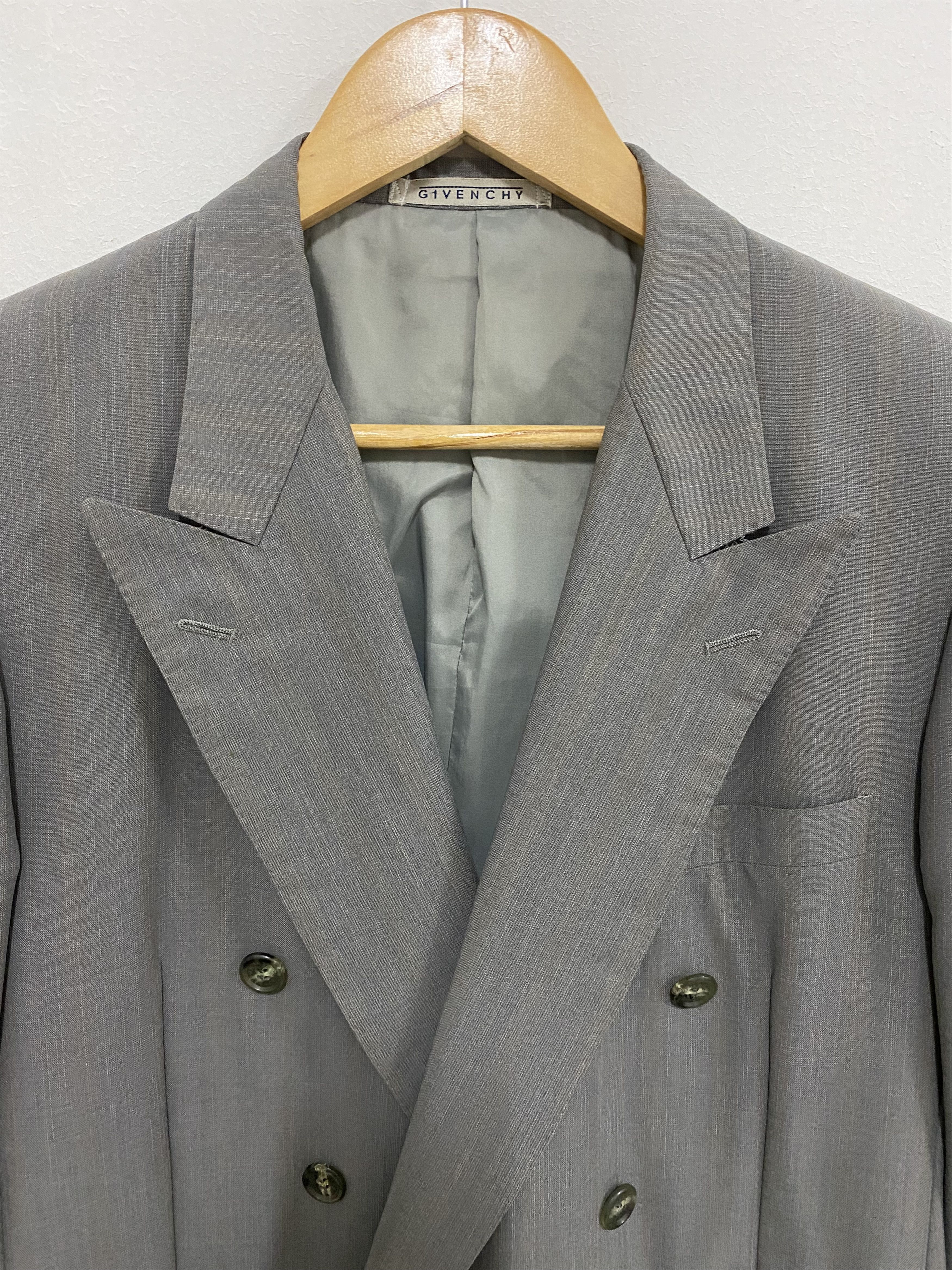 Givenchy Vintage Givenchy Men Blazer Coat Size 46R - 3 Thumbnail