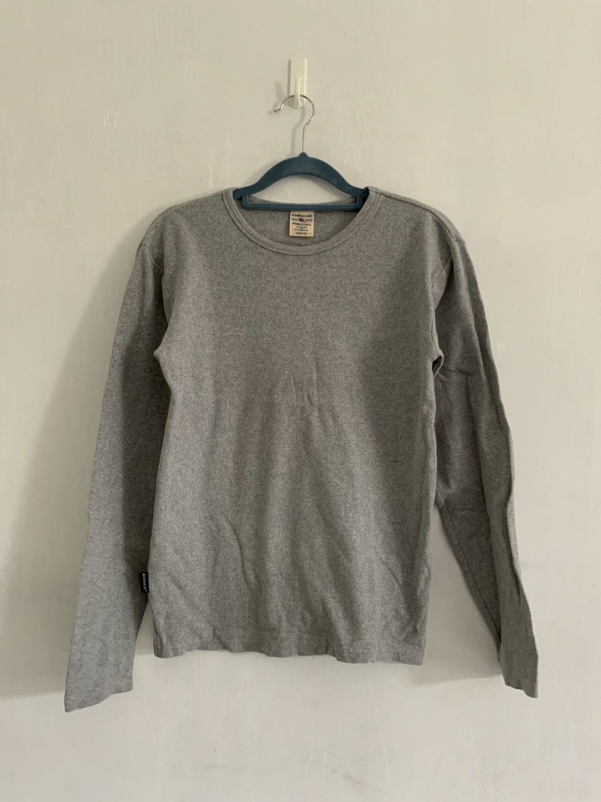 Avirex Avirex Grey Long Sleeve Tshirt Size US M / EU 48-50 / 2 - 1 Thumbnail
