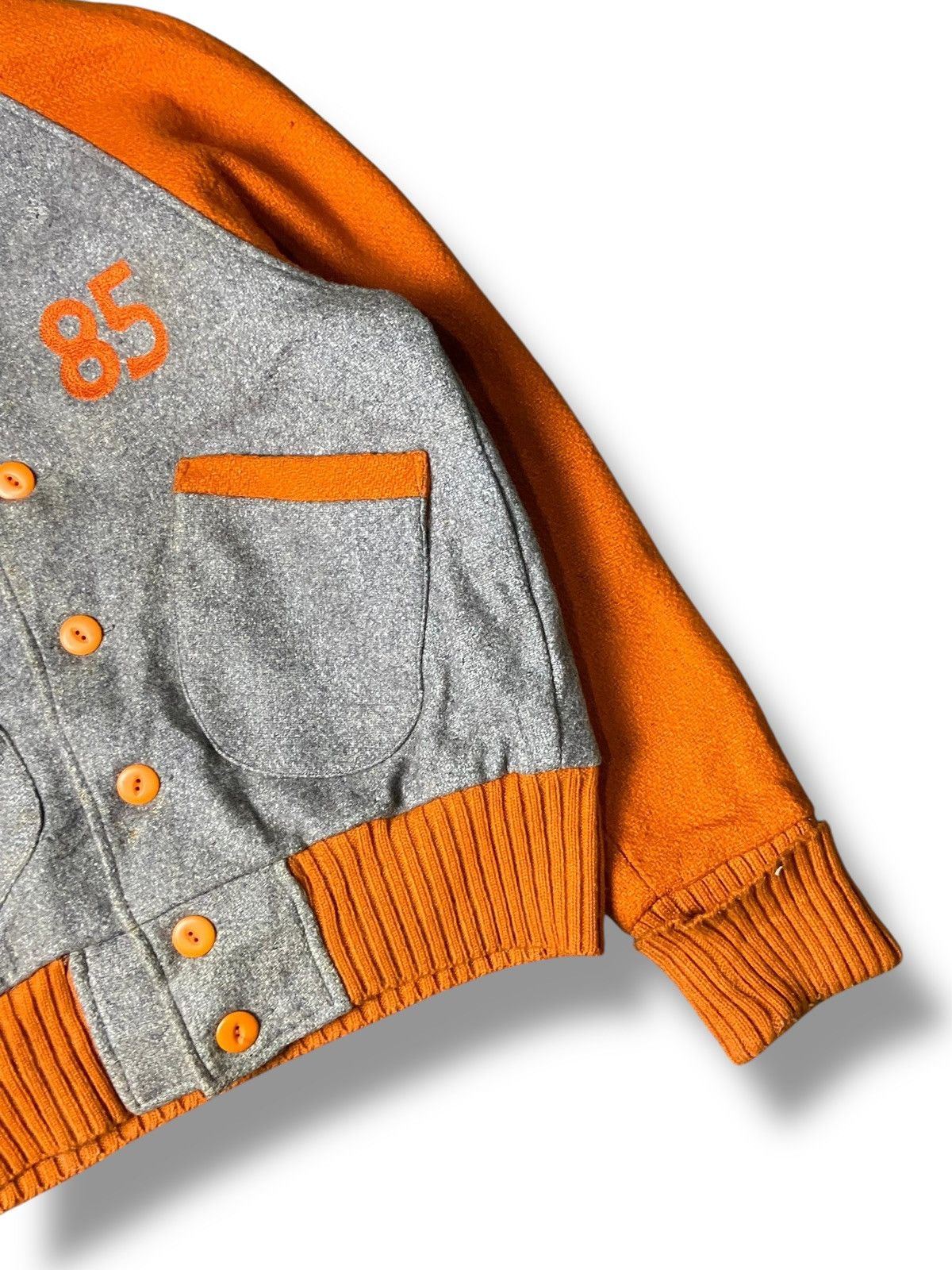 Japanese Brand Vintage Houston Sportswear Premontre Varsity Jacket (150) Size US S / EU 44-46 / 1 - 6 Thumbnail