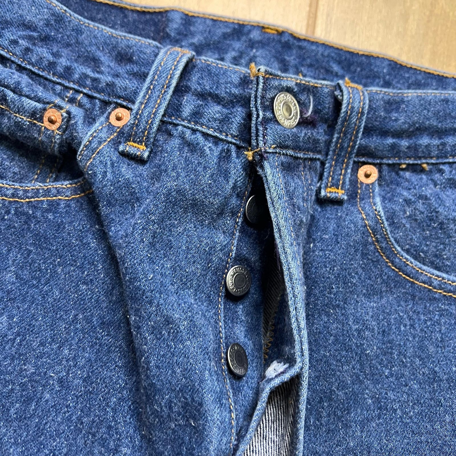 Levi's Levi’s 501XX Button Fly Cut Off Denim Shorts W33 Vintage USA Size US 33 - 4 Thumbnail