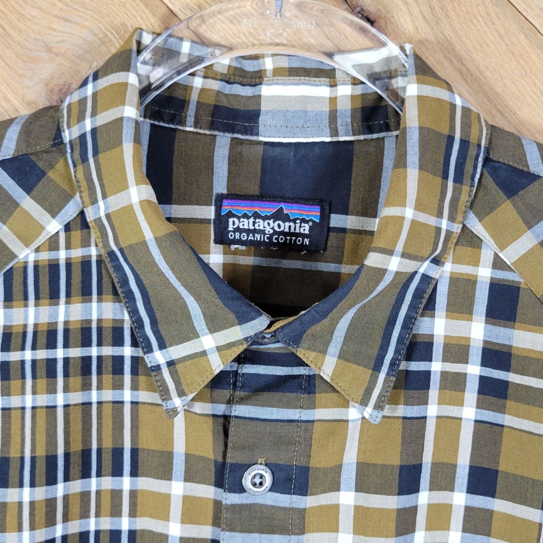 Patagonia Patagonia Shirt Plaid Button-Up Short Sleeve M Black Cotton Mens Size US M / EU 48-50 / 2 - 2 Thumbnail