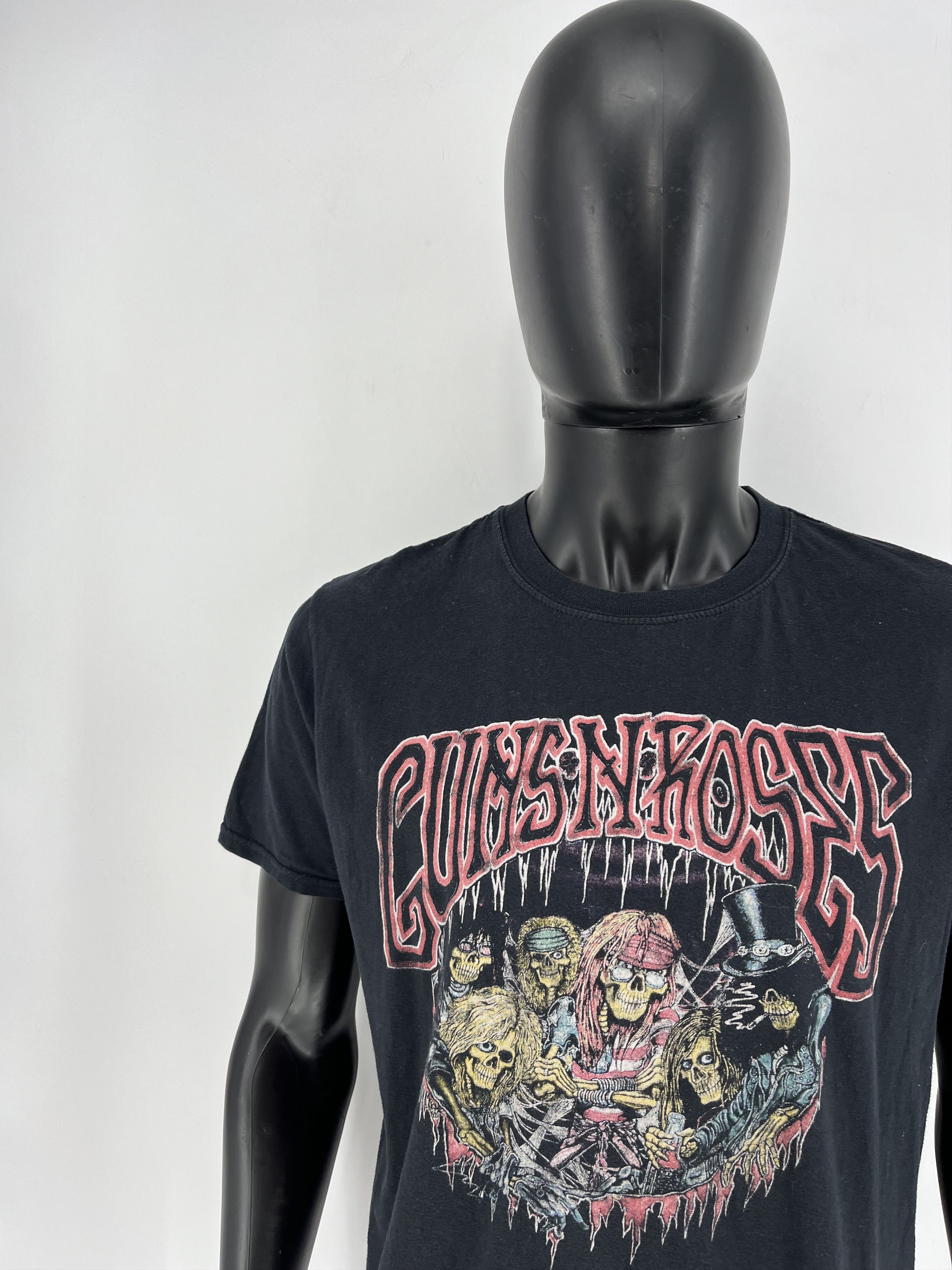 Band Tees × Vintage Vintage Guns N’ Roses 🌹 Big Logo Double Sided T-Shirt Size US XL / EU 56 / 4 - 6 Thumbnail