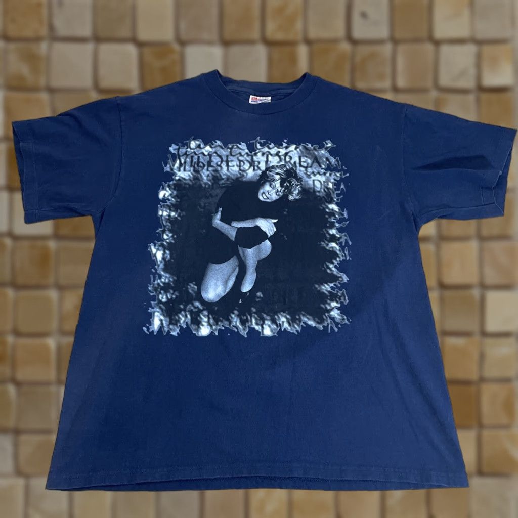Hanes VINTAGE Tina Turner Tour Shirt Adult L Blue 90s Graphic Double-Sided Mens Size US L / EU 52-54 / 3 - 1 Thumbnail