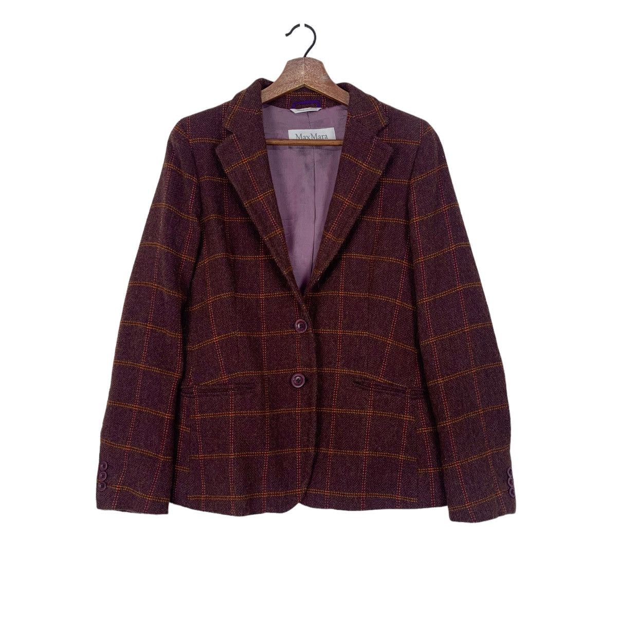 Max Mara × Vintage Vintage Max Mara Blazer Size M / US 6-8 / IT 42-44 - 1 Thumbnail