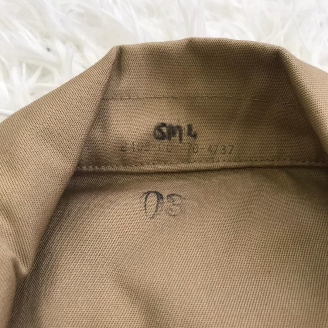 Army Of Me × Vintage Army Tan 445 Short Sleeve Shirt J.H.Rutter Rex Size US S / EU 44-46 / 1 - 10 Thumbnail