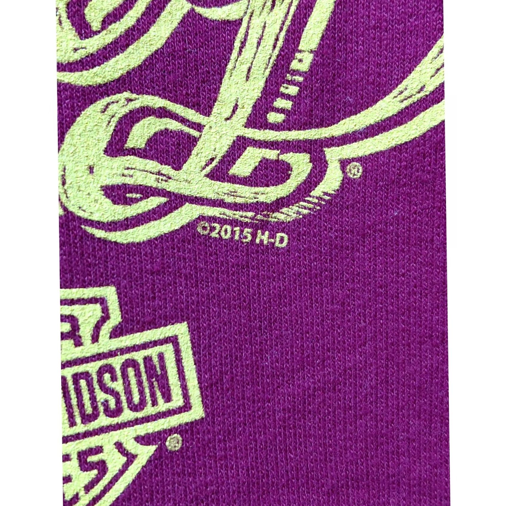 Harley Davidson HARLEY-DAVIDSON Graphic Long Sleeve Tee Pink XL Women's Raglan Scoop Neck Knit Cotton Polyester Top Blouse Casual Graphic Print Size XL / US 12-14 / IT 48-50 - 5 Thumbnail