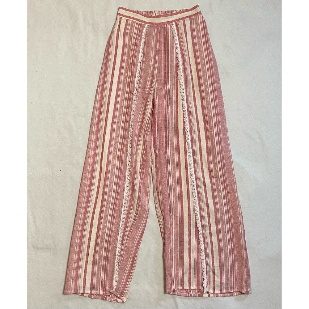 Other New Raga Cotton Candy Stripe Slit Pants Size S Size 28" / US 6 / IT 42 - 3 Thumbnail