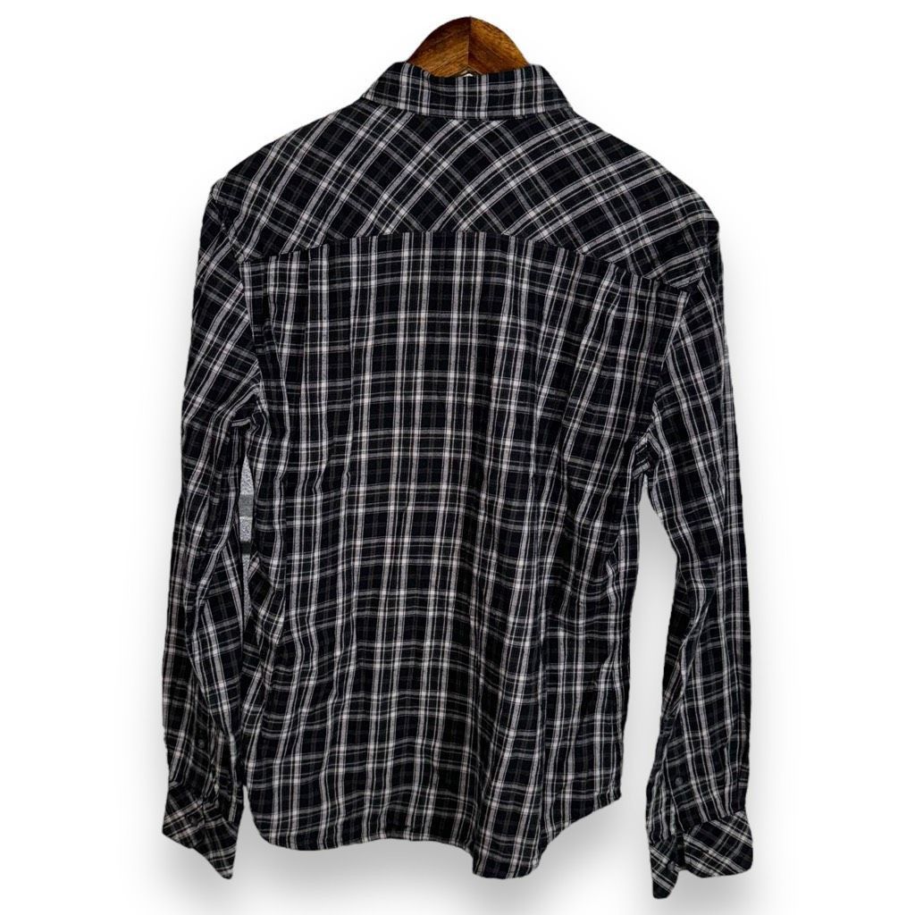 Vince Vince Black Luxury Flannel Button Down Shirt Size S Size US S / EU 44-46 / 1 - 7 Thumbnail